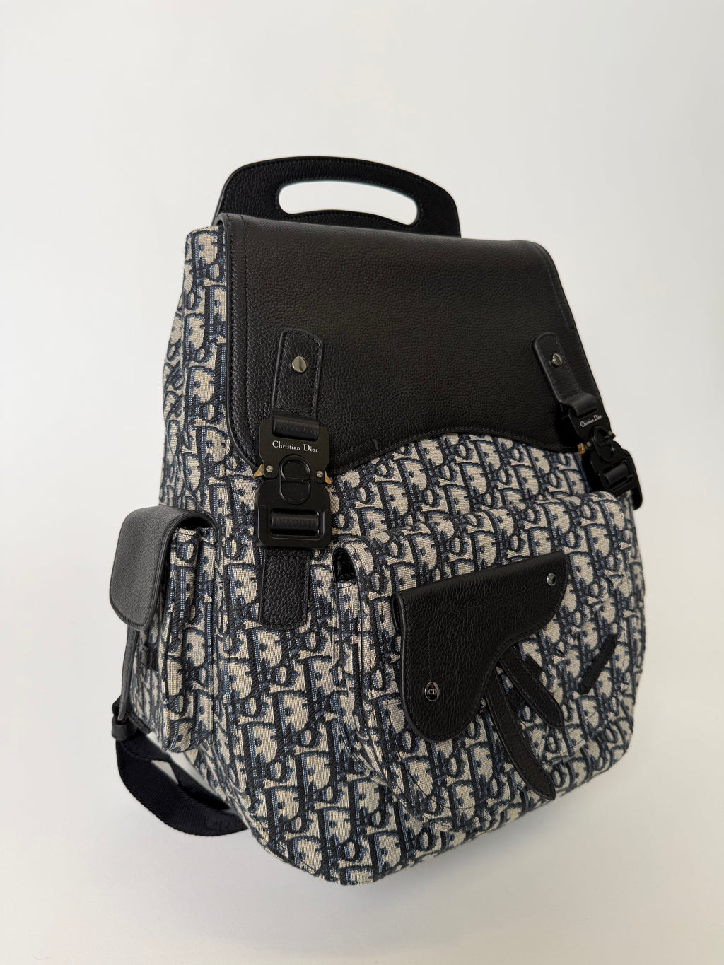DIOR OBLIQUE OBLIQUE SADDLE RUCKSACK - Affluent ArchivesUsed HIGH END DESIGNER CLOTHING