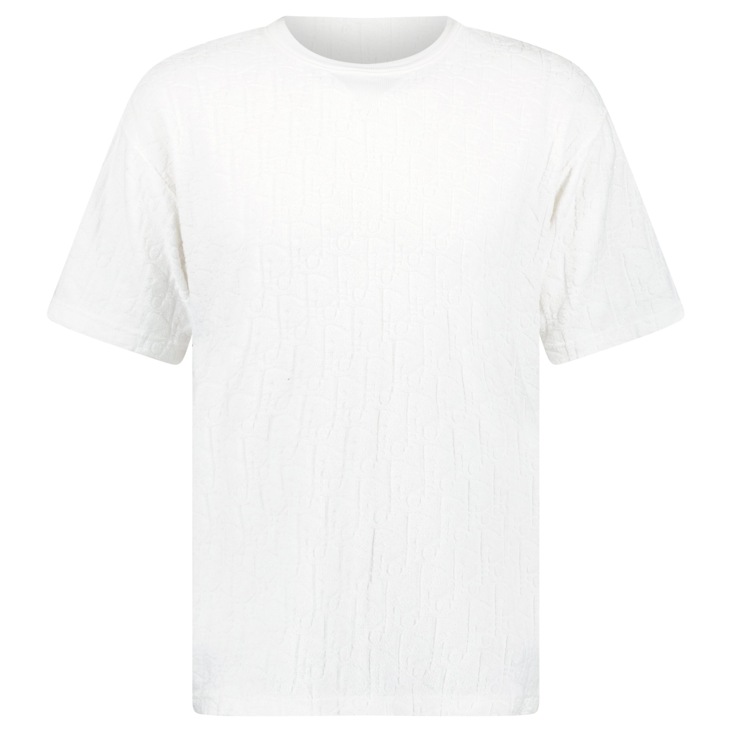 DIOR OBLIQUE T SHIRT WHITE - MEDIUM - Affluent ArchivesUsed HIGH END DESIGNER CLOTHING