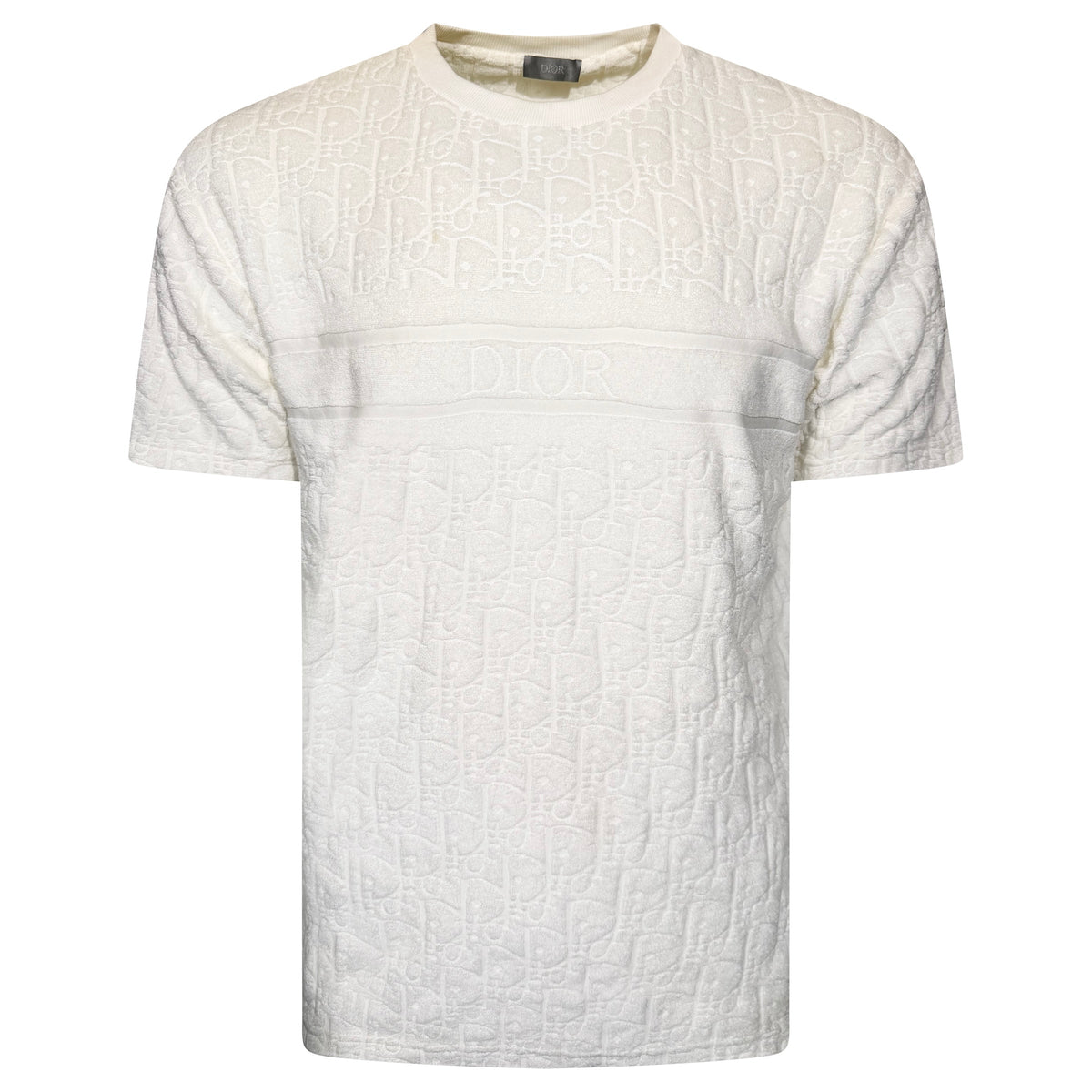 DIOR OBLIQUE T SHIRT WHITE - XL | PRE OWNED - Affluent ArchivesUsed HIGH END DESIGNER CLOTHING