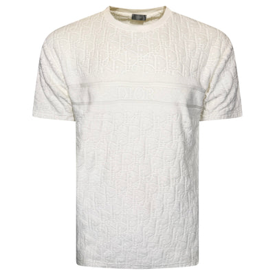 DIOR OBLIQUE T SHIRT WHITE - XL | PRE OWNED - Affluent ArchivesUsed HIGH END DESIGNER CLOTHING