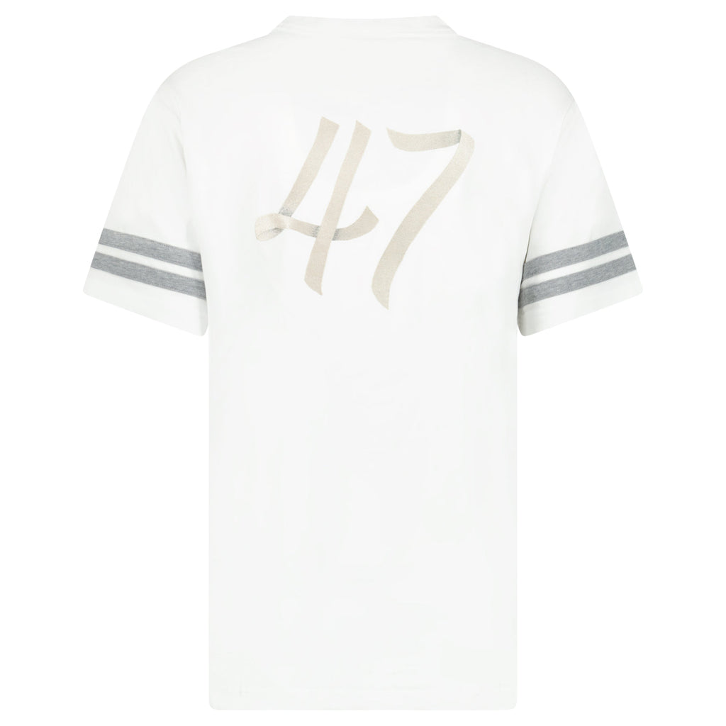 DIOR WHITE LOGO T SHIRT - MEDIUM (Fits XL) - Affluent ArchivesUsed HIGH END DESIGNER CLOTHING