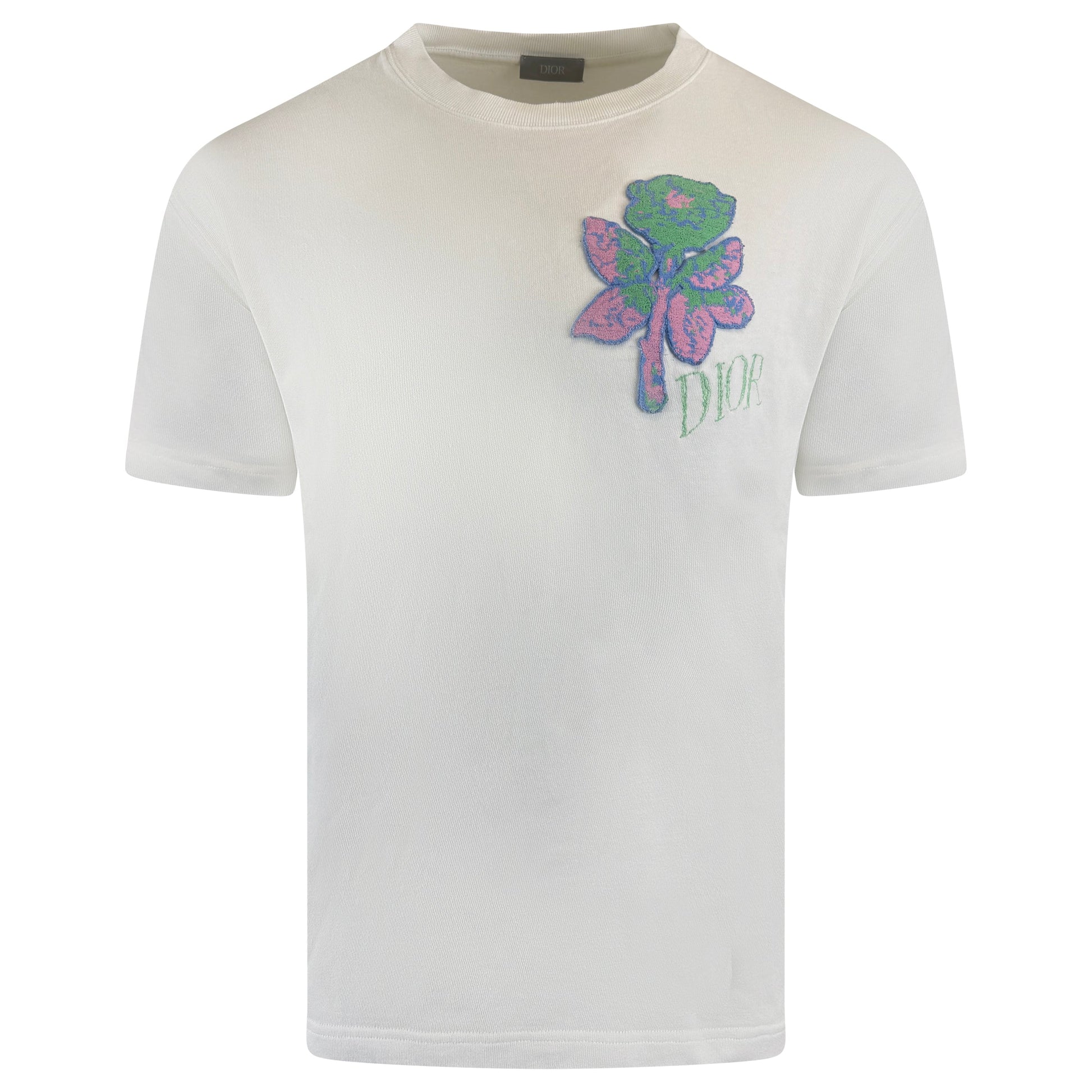 DIOR WHITE T SHIRT WHITE - MEDIUM - Affluent ArchivesUsed HIGH END DESIGNER CLOTHING