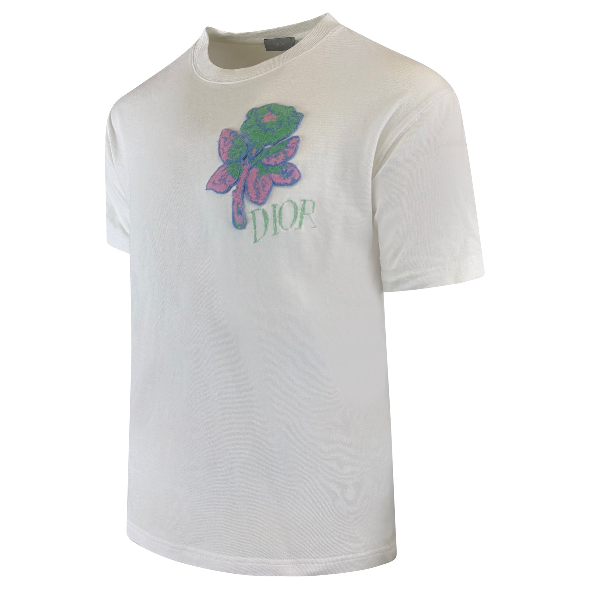 DIOR WHITE T SHIRT WHITE - MEDIUM - Affluent ArchivesUsed HIGH END DESIGNER CLOTHING