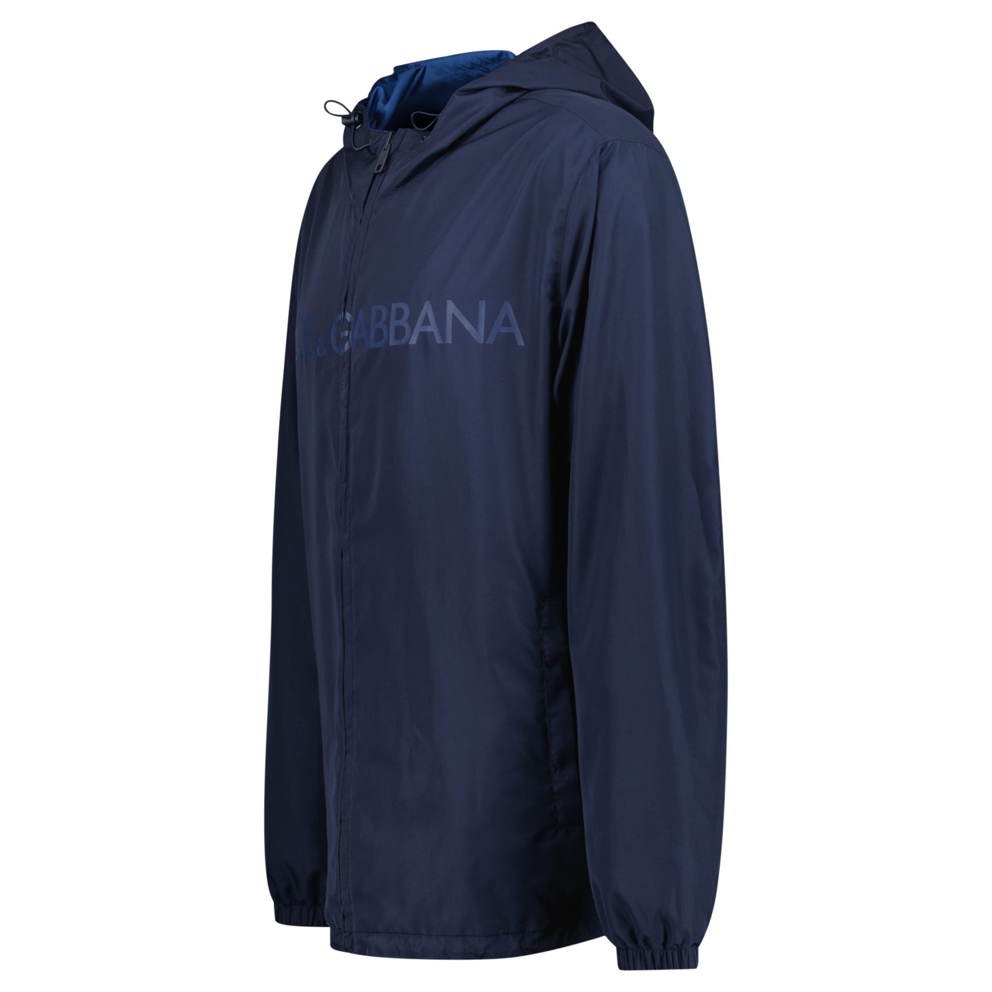 DOLCE AND GABBANA NAVY REVERSIBLE WINDBREAKER - XL/XXL (NEW WITH TAGS) - Affluent ArchivesUsed HIGH END DESIGNER CLOTHING