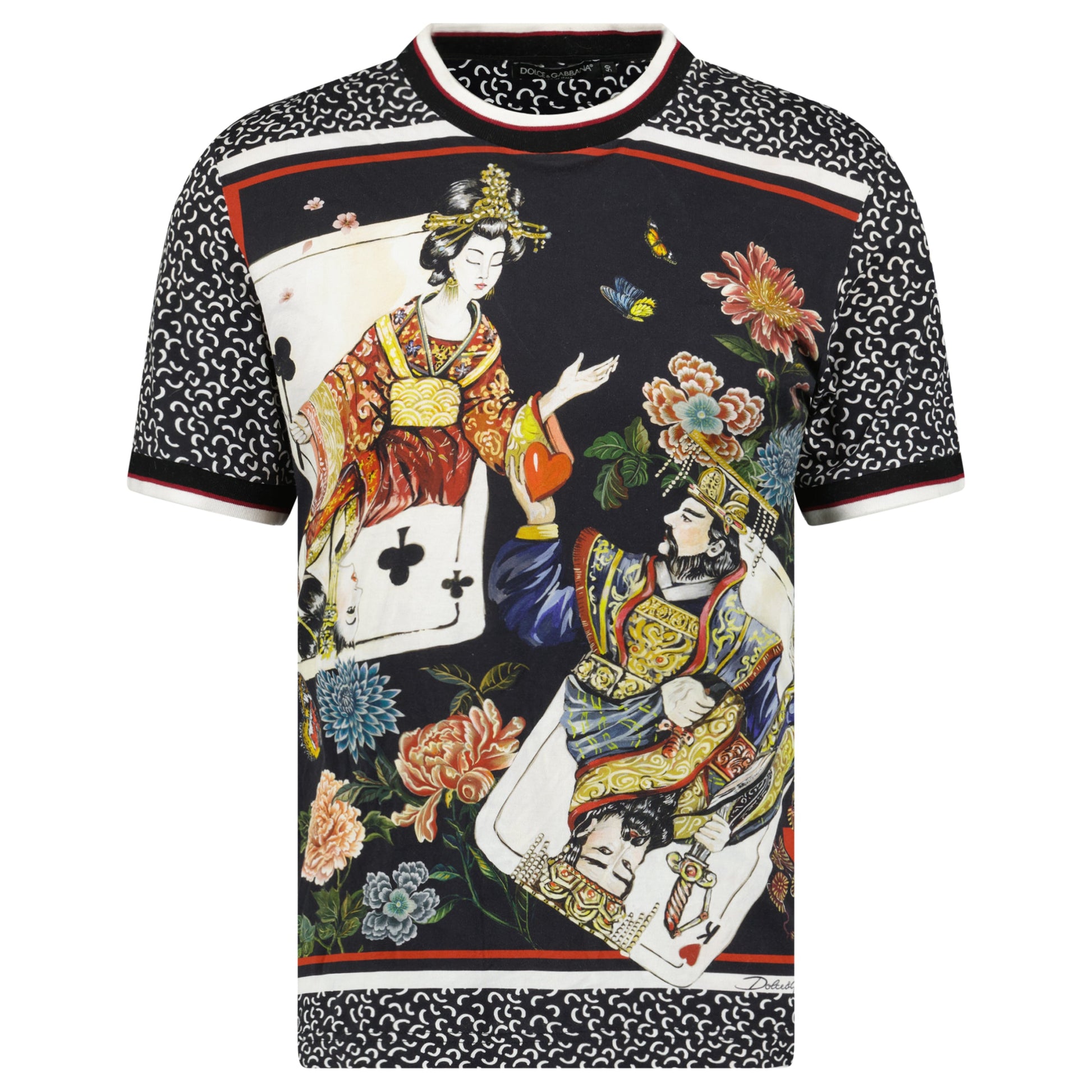 DOLCE AND GABBANA T SHIRT - LARGE (Fits M) - Affluent ArchivesUsed HIGH END DESIGNER CLOTHING