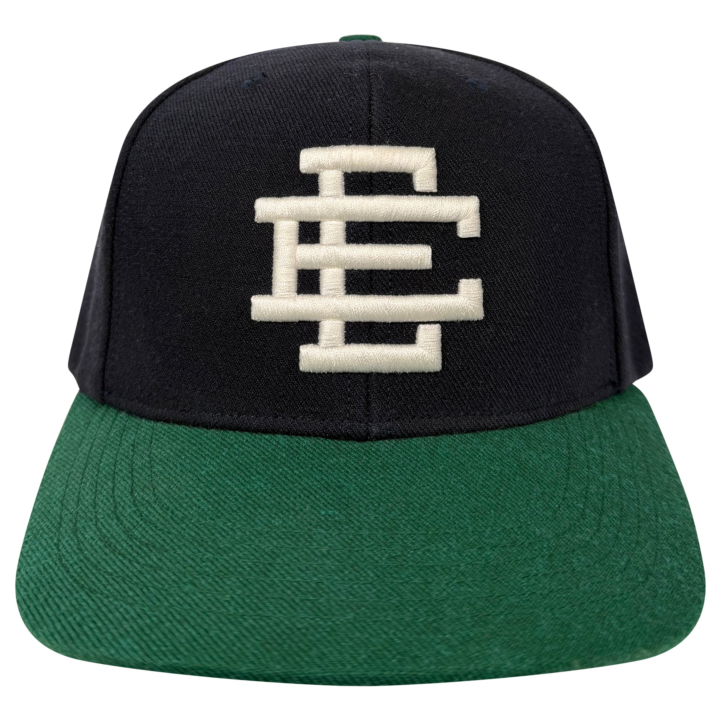 ERIC EMANUEL NAVY / GREEN TRUCKER CAP | PRE OWNED - Affluent ArchivesUsed HIGH END DESIGNER CLOTHING