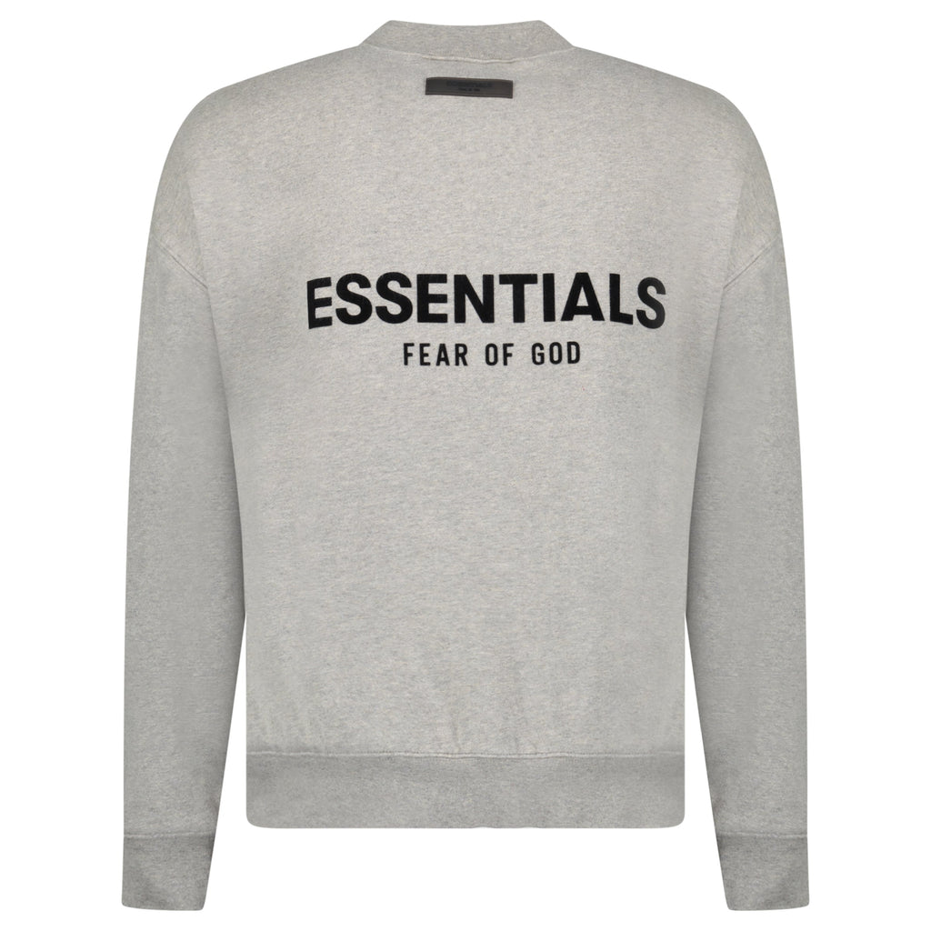 ESSENTIALS FEAR OF GOD SWEATSHIRT GREY - MEDIUM - Affluent ArchivesUsed HIGH END DESIGNER CLOTHING