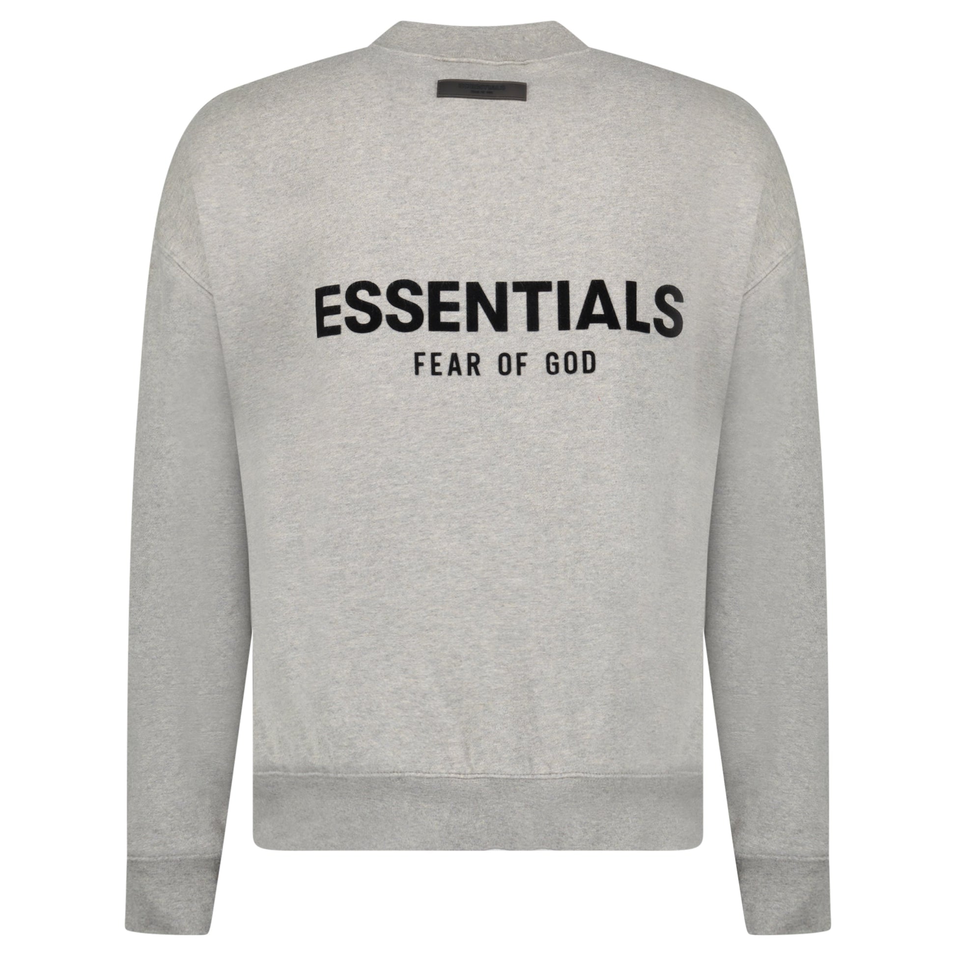 ESSENTIALS FEAR OF GOD SWEATSHIRT GREY - MEDIUM - Affluent ArchivesUsed HIGH END DESIGNER CLOTHING