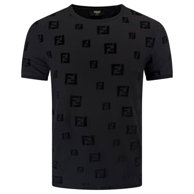 Fendi Black Logo T-Shirt - Large (Fits Medium) | Pre-Owned