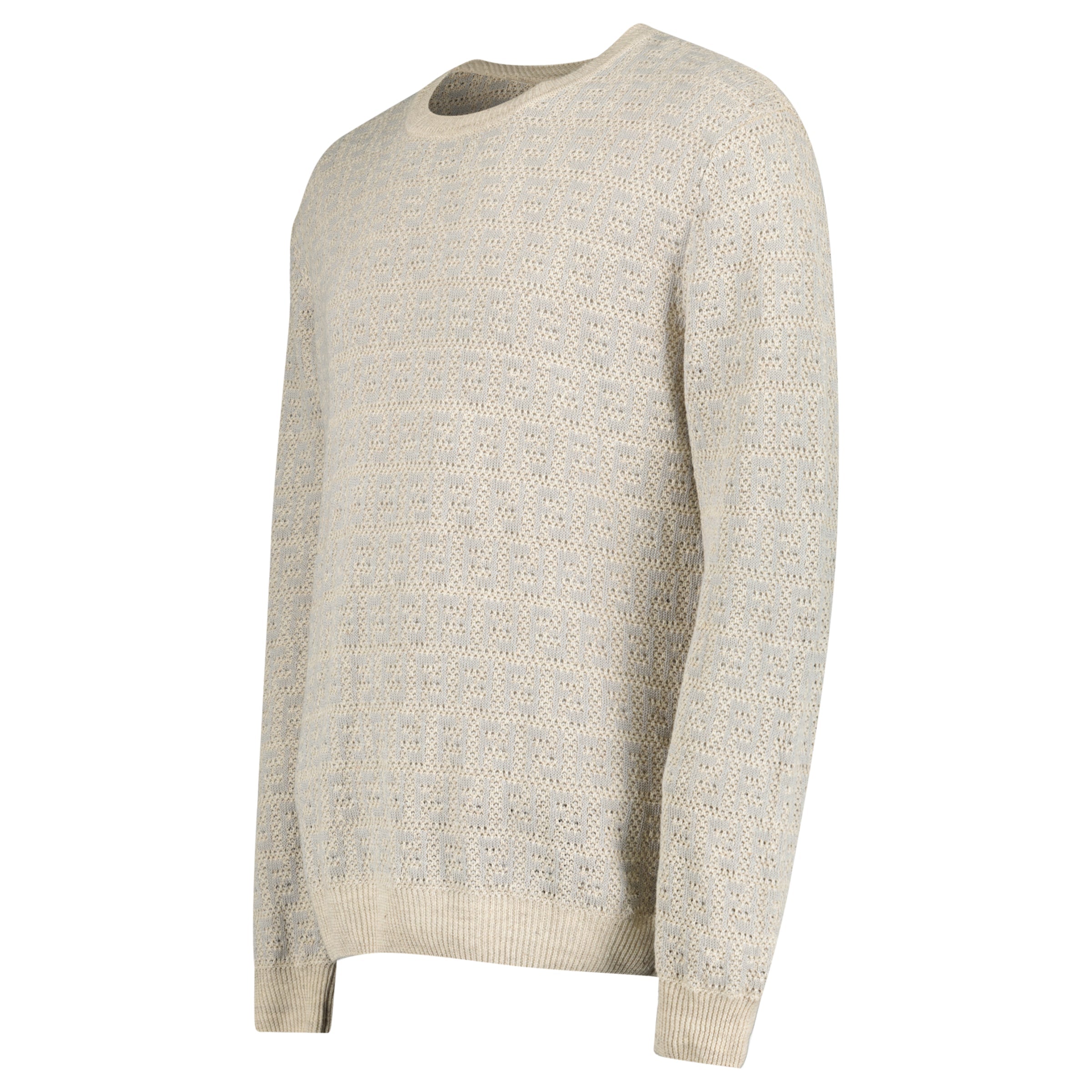 FENDI CREAM FF KNITTED SWEATSHIRT - XL | PRE OWNED - Affluent ArchivesUsed HIGH END DESIGNER CLOTHING