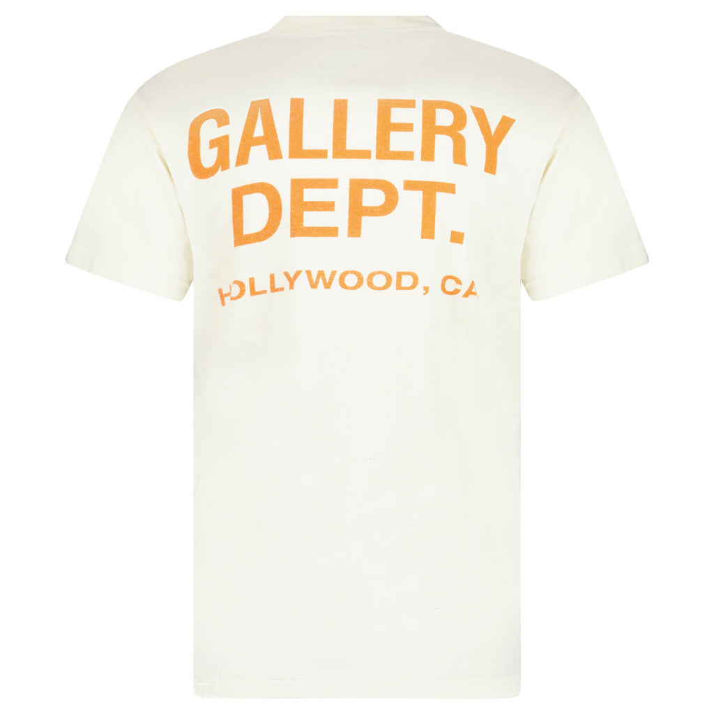 GALLERY DEPT BEIGE T SHIRT - LARGE (Fits S/M) - Affluent ArchivesUsed HIGH END DESIGNER CLOTHING