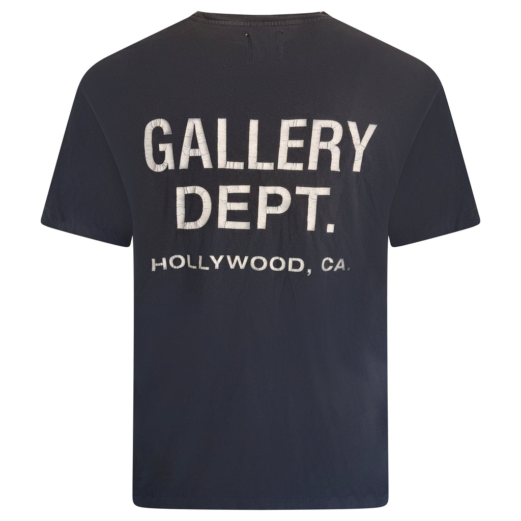 GALLERY DEPT DARK GREY T SHIRT - LARGE (Fits M/L) - Affluent ArchivesUsed HIGH END DESIGNER CLOTHING