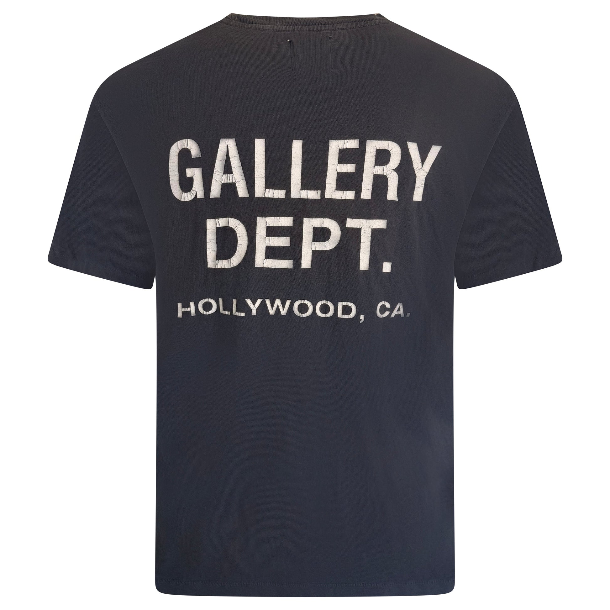 GALLERY DEPT DARK GREY T SHIRT - LARGE (Fits M/L) - Affluent ArchivesUsed HIGH END DESIGNER CLOTHING