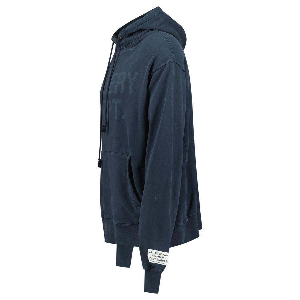 GALLERY DEPT HOODIE NAVY - XL - Affluent ArchivesUsed HIGH END DESIGNER CLOTHING