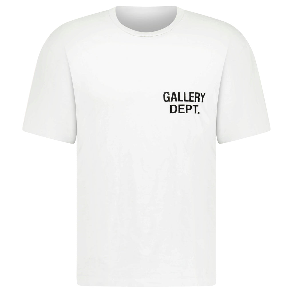 GALLERY DEPT LIGHT BLUE T SHIRT - LARGE (Fits Medium) - Affluent ArchivesUsed HIGH END DESIGNER CLOTHING