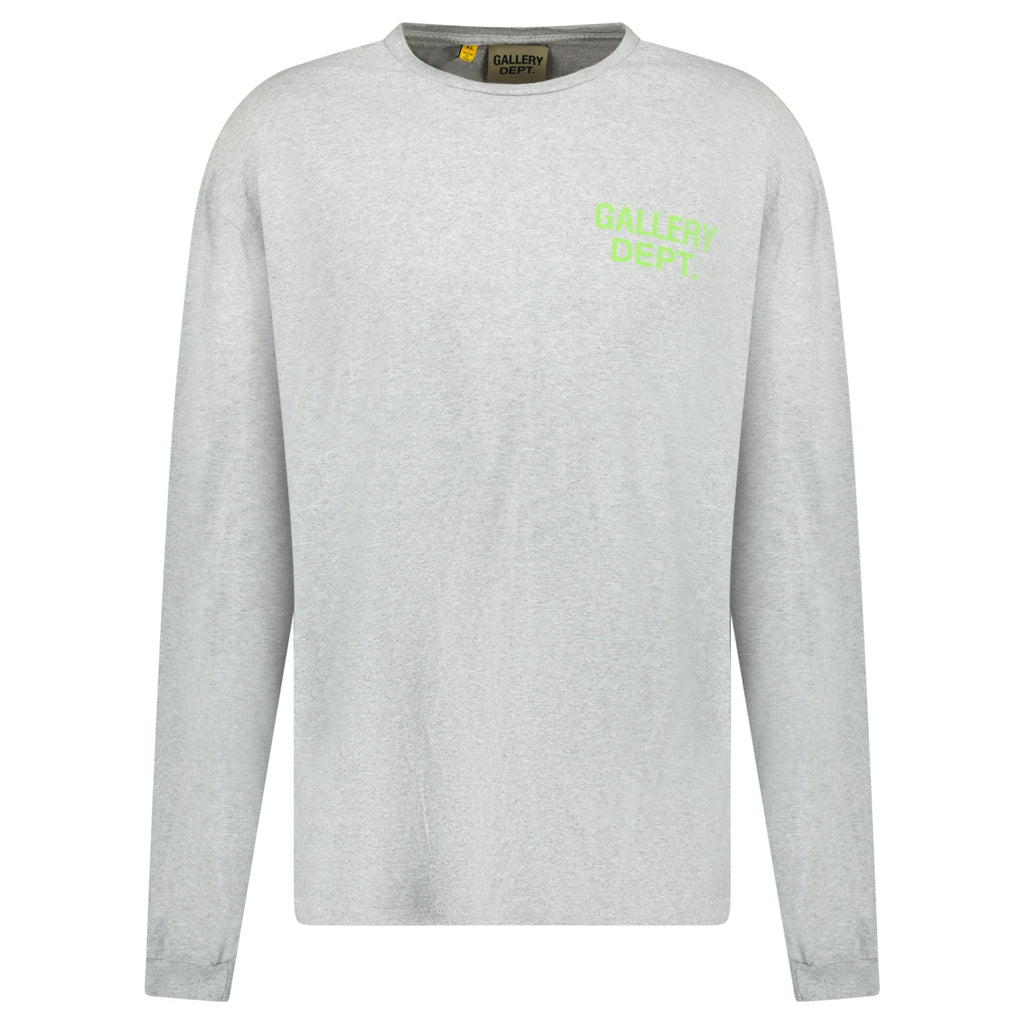 GALLERY DEPT LONG SLEEVED GREY T SHIRT - XL (NEW WITH TAGS) - Affluent ArchivesUsed HIGH END DESIGNER CLOTHING