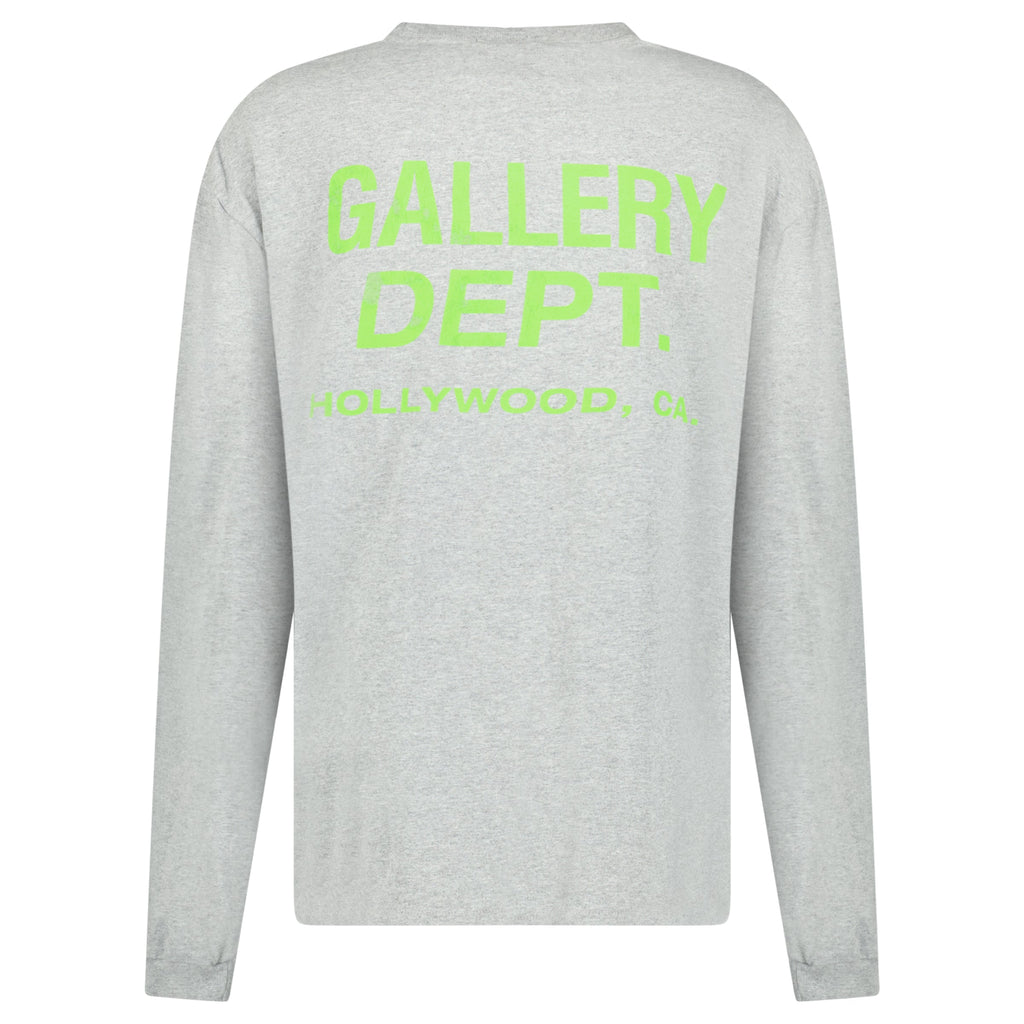 GALLERY DEPT LONG SLEEVED GREY T SHIRT - XL (NEW WITH TAGS) - Affluent ArchivesUsed HIGH END DESIGNER CLOTHING