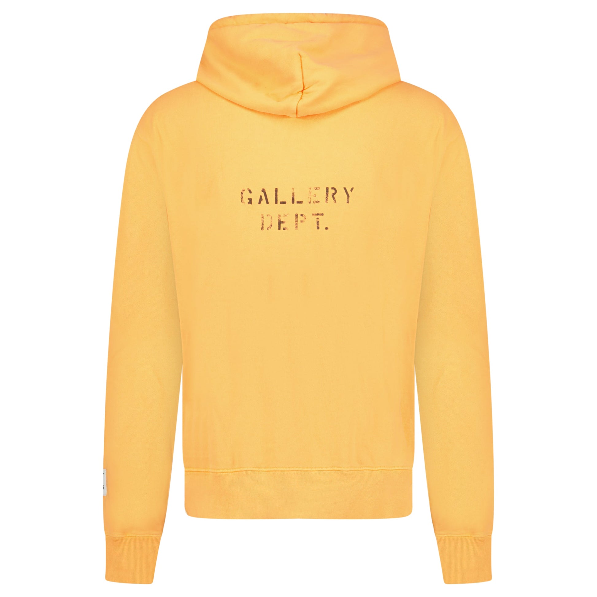 GALLERY DEPT ORANGE HOODIE - SMALL (Fits Medium) - Affluent ArchivesUsed HIGH END DESIGNER CLOTHING
