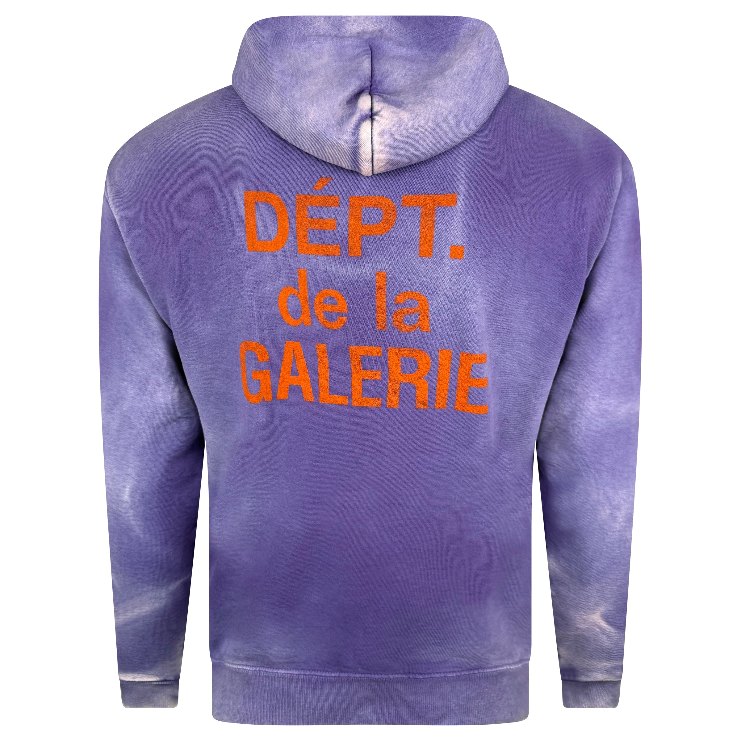 GALLERY DEPT PURPLE ZIP HOODIE - SMALL (Fits M) - Affluent ArchivesUsed HIGH END DESIGNER CLOTHING