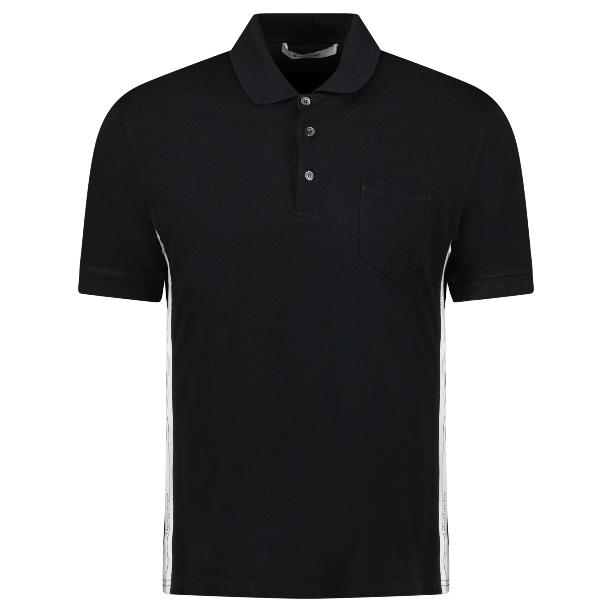 GIVENCHY BLACK LOGO POLO - MEDIUM - Affluent ArchivesUsed HIGH END DESIGNER CLOTHING