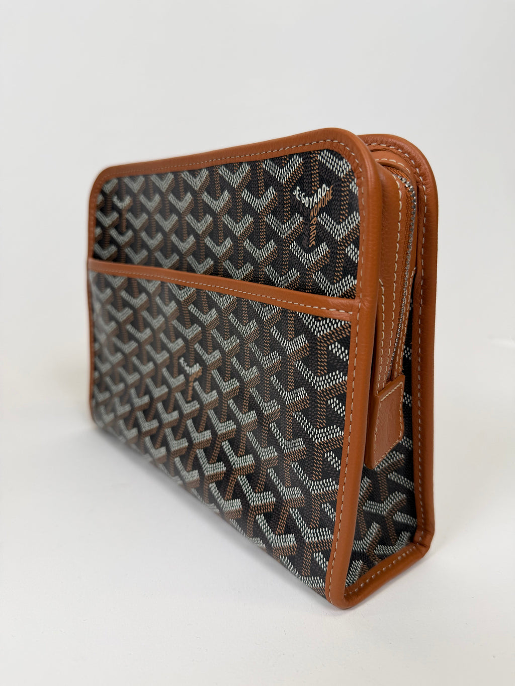GOYARD BAG JOUVENCE BLACK / TAN - Affluent ArchivesUsed HIGH END DESIGNER CLOTHING