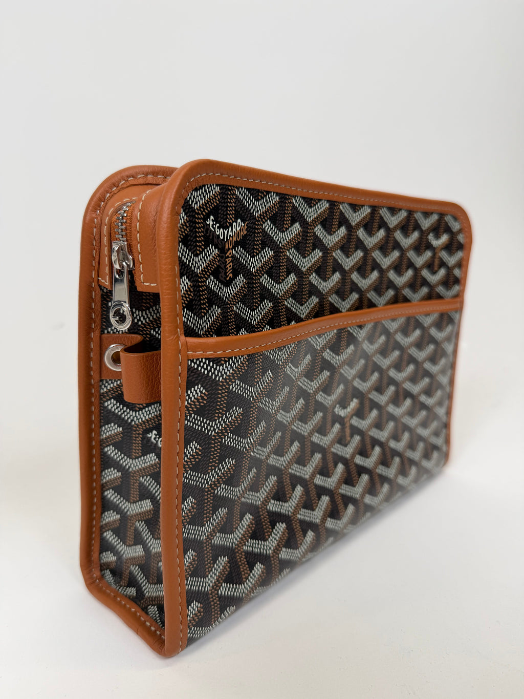 GOYARD BAG JOUVENCE BLACK / TAN - Affluent ArchivesUsed HIGH END DESIGNER CLOTHING