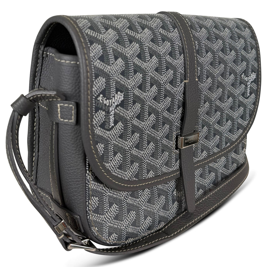 GOYARD BELVEDERE GREY MESSENGER BAG PM | PRE OWNED - Affluent ArchivesUsed HIGH END DESIGNER CLOTHING