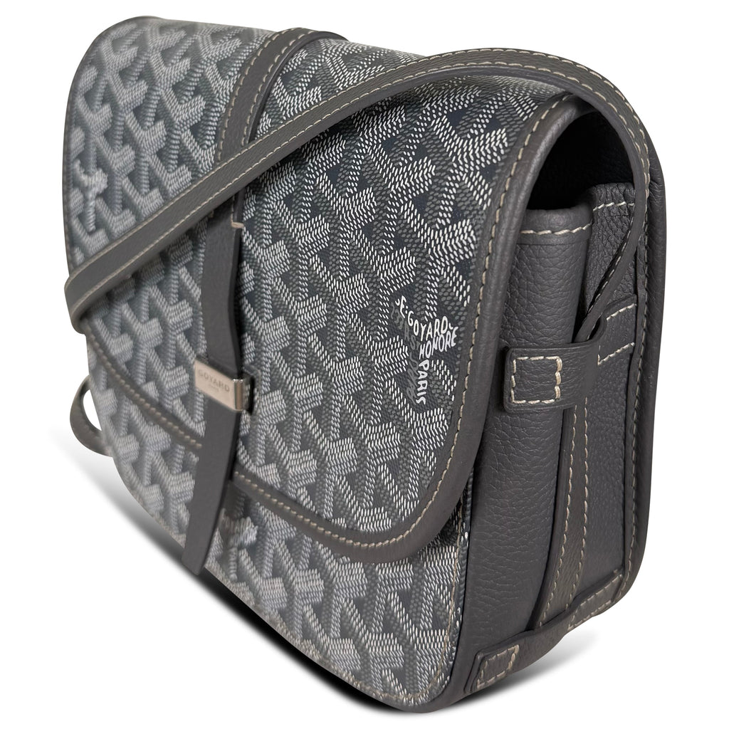 GOYARD BELVEDERE GREY MESSENGER BAG PM | PRE OWNED - Affluent ArchivesUsed HIGH END DESIGNER CLOTHING