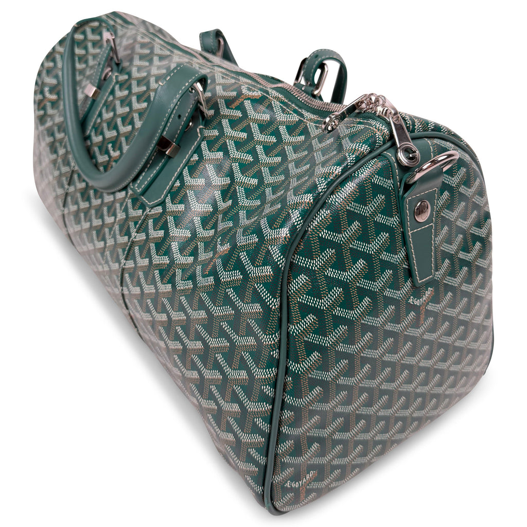 GOYARD BOSTON 45 GREEN BAG | PRE OWNED - Affluent ArchivesUsed HIGH END DESIGNER CLOTHING