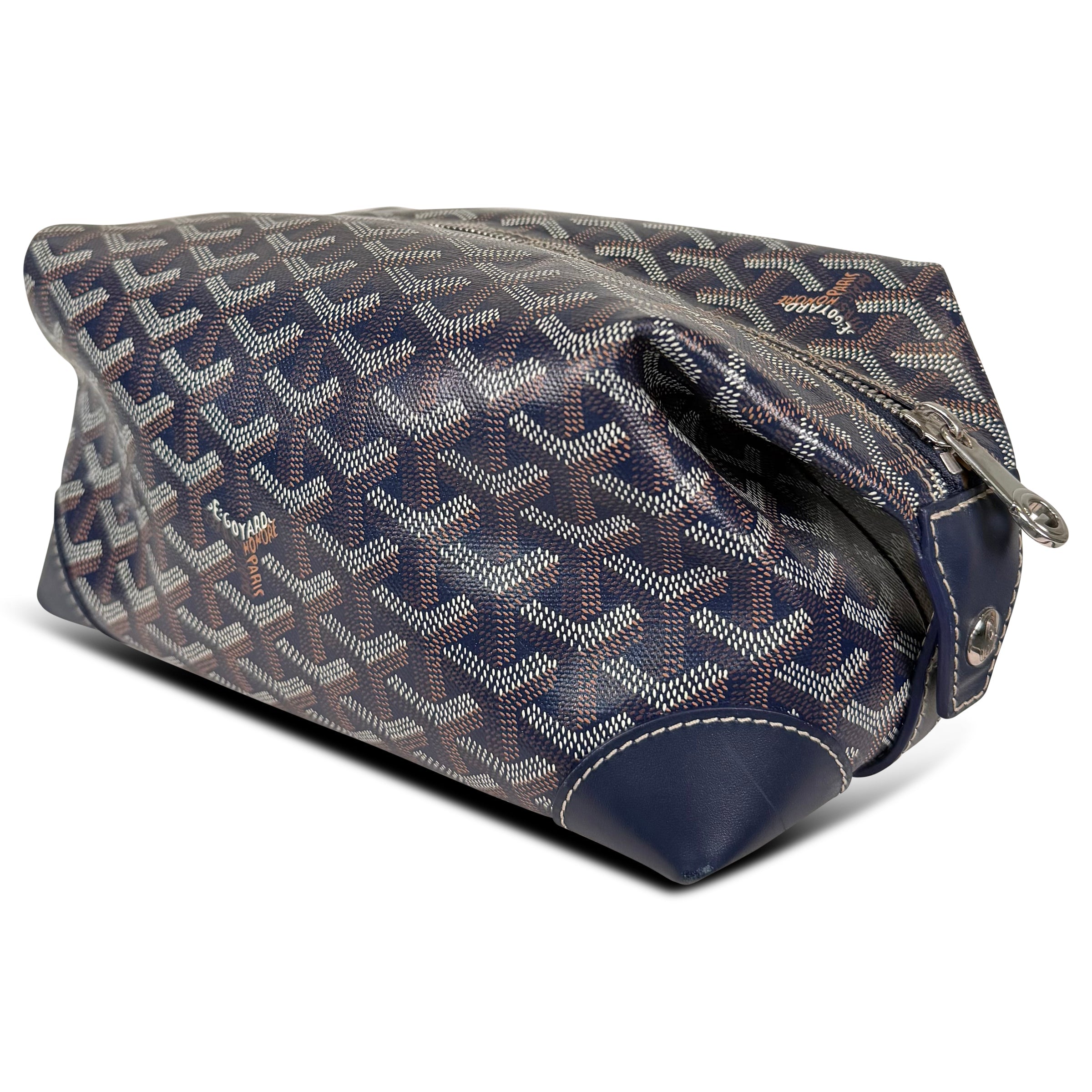 GOYARD BOWLING 25 BLUE | PRE OWNED - Affluent ArchivesUsed HIGH END DESIGNER CLOTHING