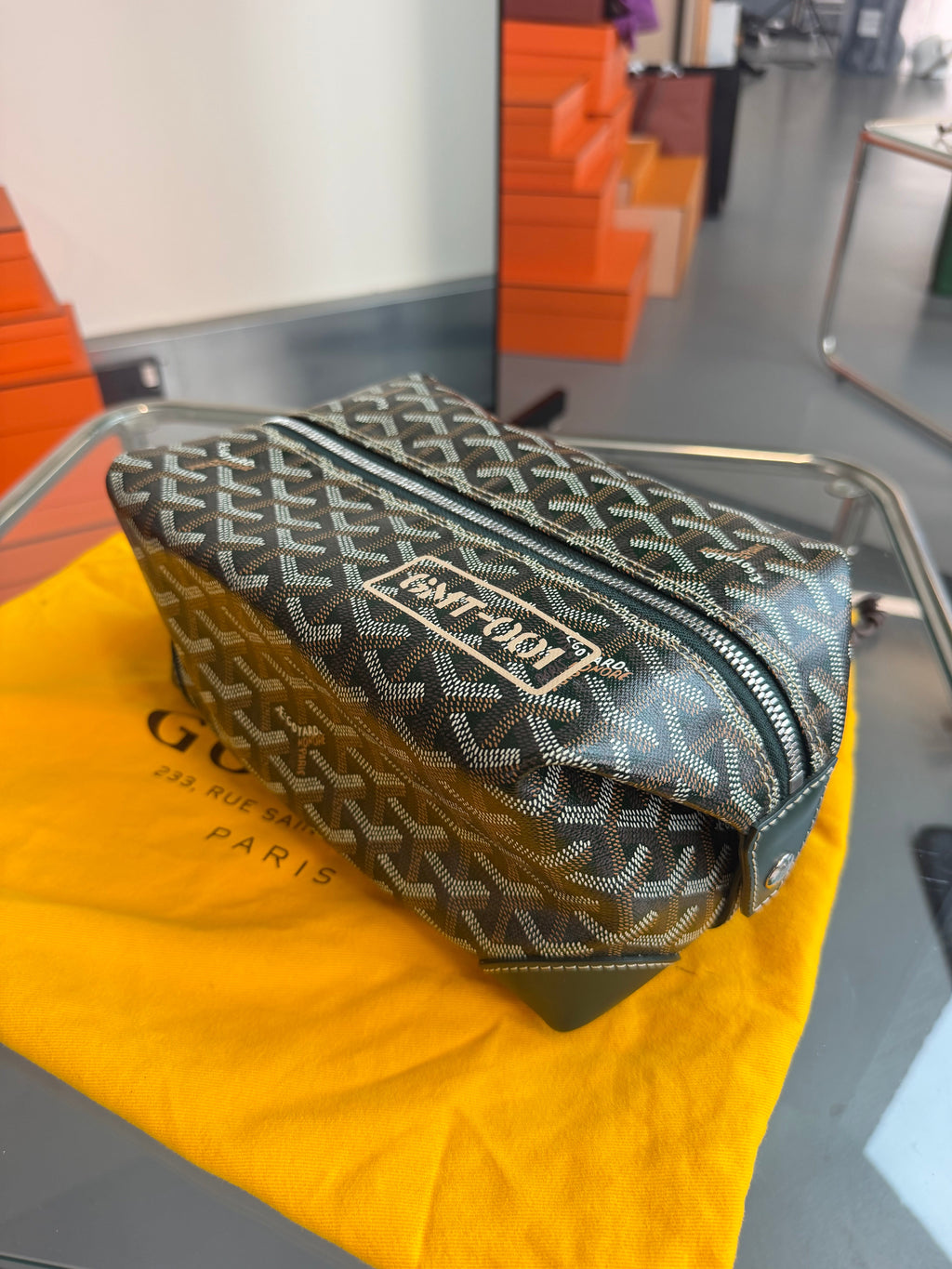 GOYARD BOWLING 25 GREEN LE JARDIN COLLECTION | PRE OWNED - Affluent ArchivesUsed HIGH END DESIGNER CLOTHING