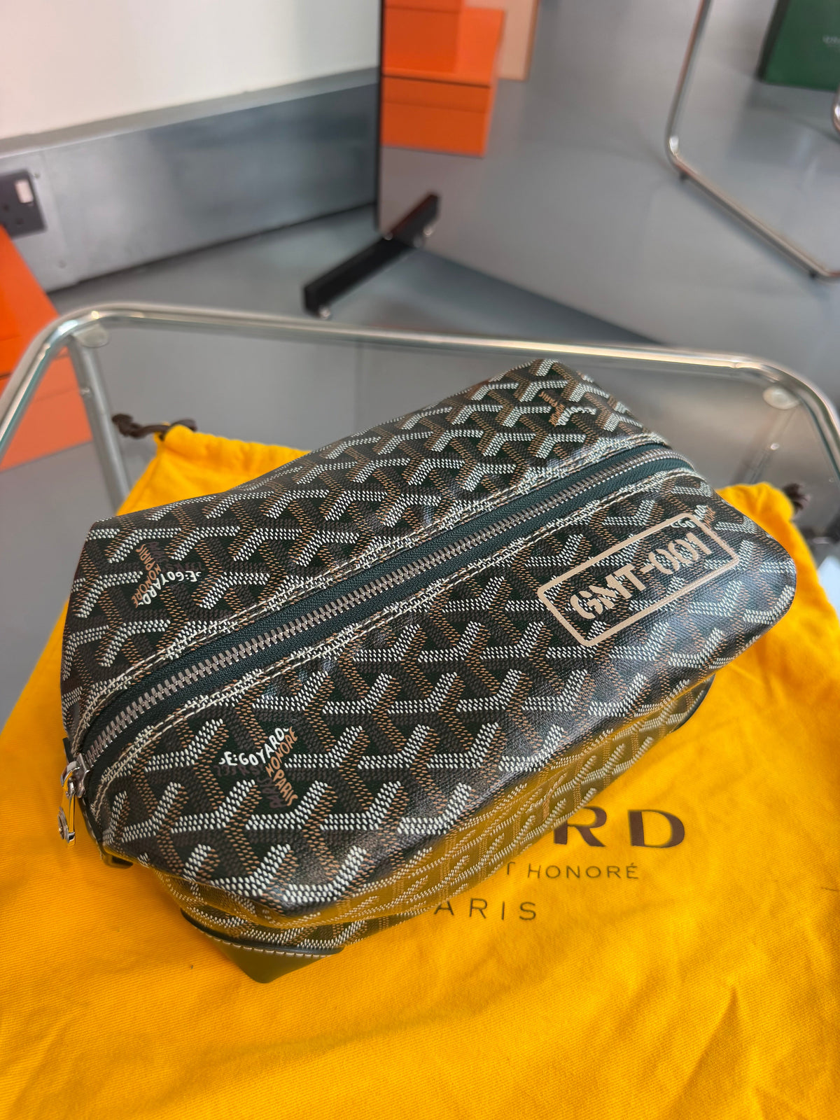 GOYARD BOWLING 25 GREEN LE JARDIN COLLECTION | PRE OWNED - Affluent ArchivesUsed HIGH END DESIGNER CLOTHING