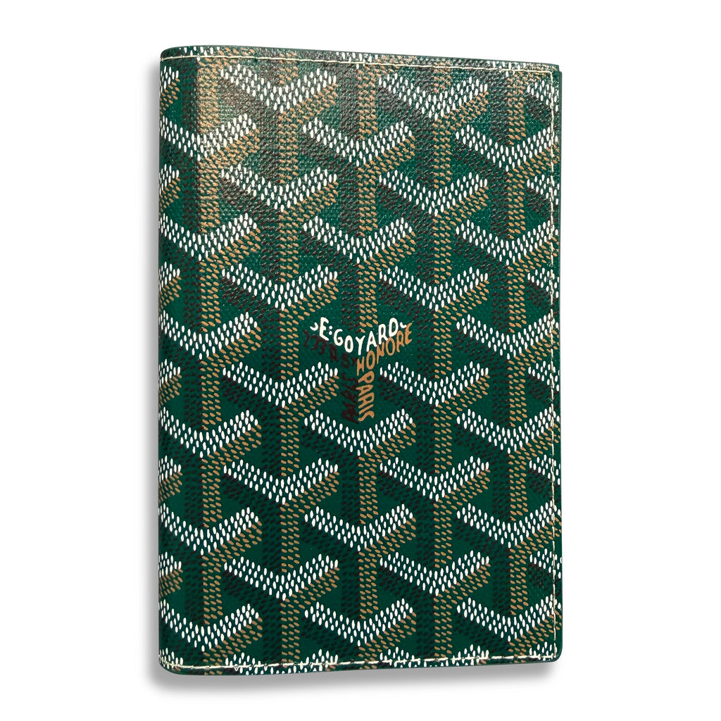 GOYARD GREEN PASSPORT HOLDER | NEW - Affluent ArchivesUsed HIGH END DESIGNER CLOTHING