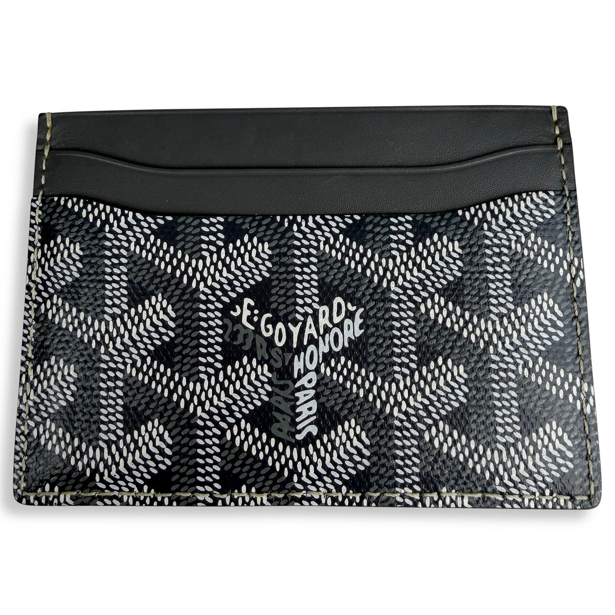 GOYARD GREY CARD HOLDER | PRE OWNED - Affluent ArchivesUsed HIGH END DESIGNER CLOTHING
