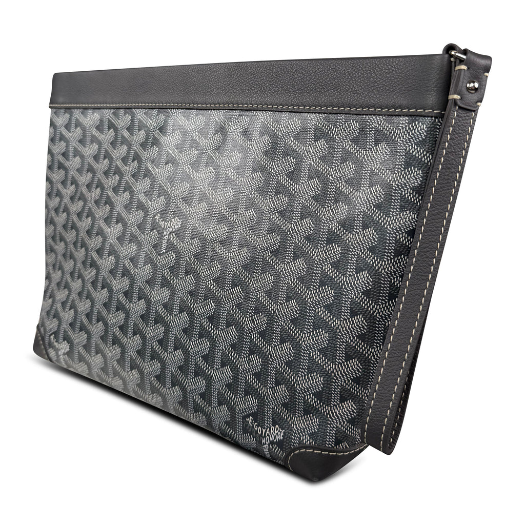 GOYARD GREY CONTI BAG | PRE OWNED - Affluent ArchivesUsed HIGH END DESIGNER CLOTHING