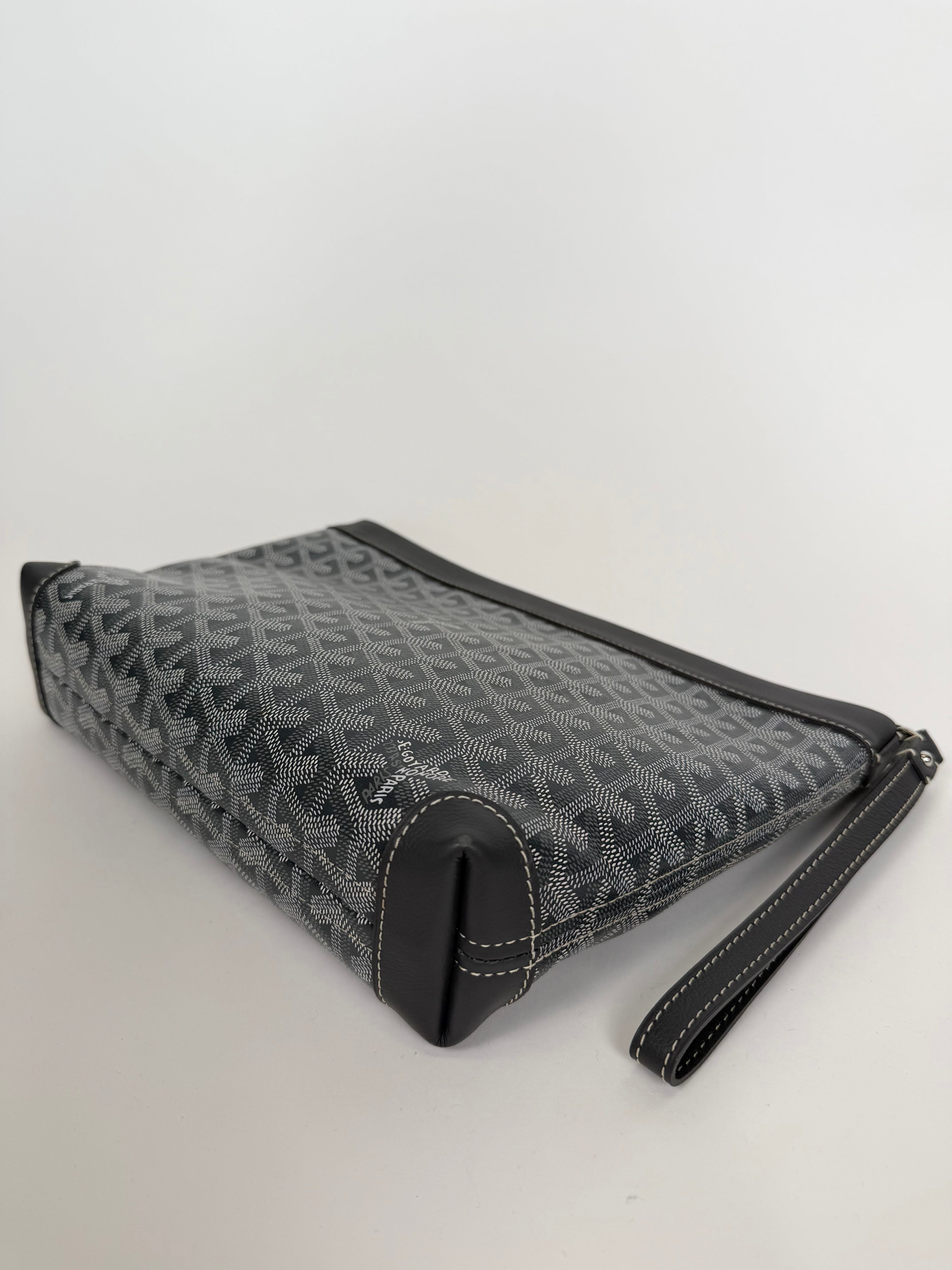 GOYARD GREY CONTI BAG | PRE OWNED - Affluent ArchivesUsed HIGH END DESIGNER CLOTHING