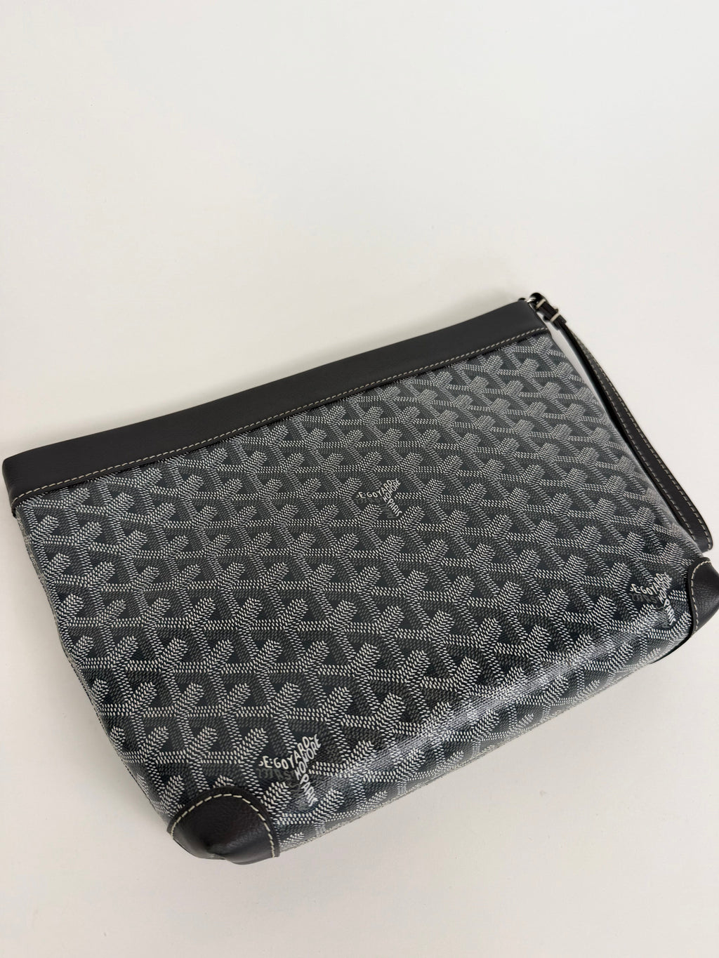 GOYARD GREY CONTI BAG | PRE OWNED - Affluent ArchivesUsed HIGH END DESIGNER CLOTHING