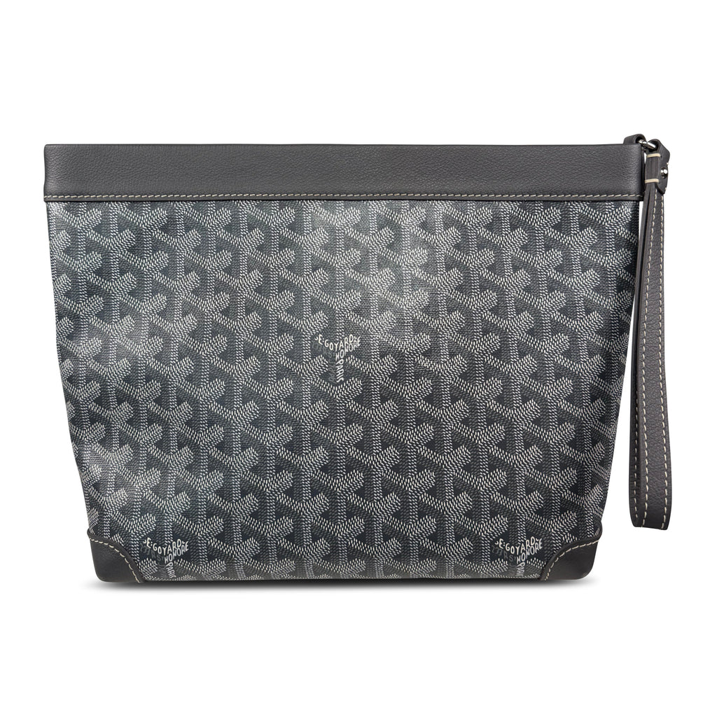 GOYARD GREY CONTI BAG | PRE OWNED - Affluent ArchivesUsed HIGH END DESIGNER CLOTHING