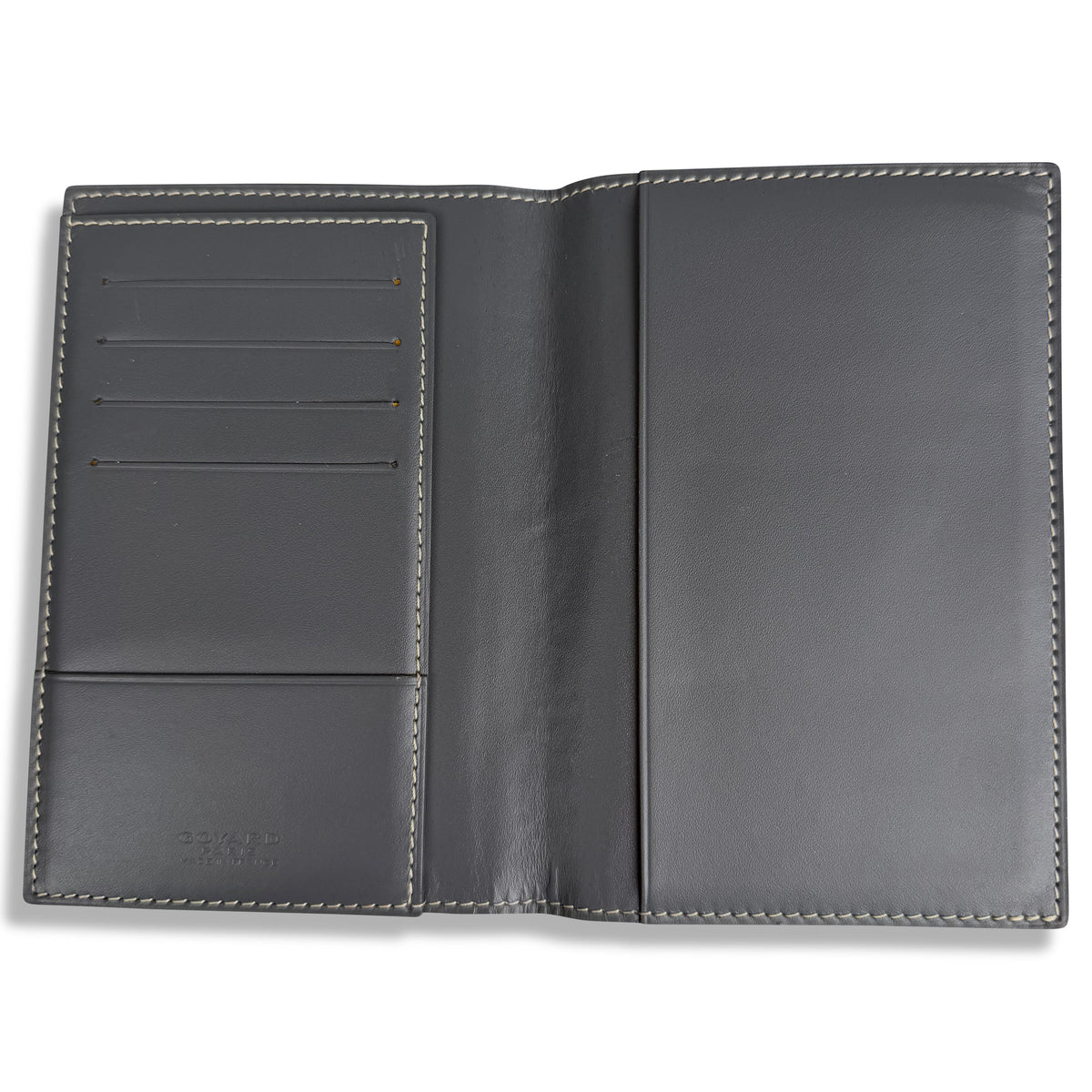 GOYARD GREY PASSPORT HOLDER | PRE OWNED - Affluent ArchivesUsed HIGH END DESIGNER CLOTHING