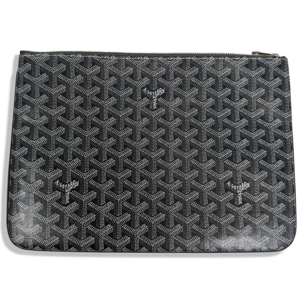 GOYARD GREY SENAT MM | NEW - Affluent ArchivesUsed HIGH END DESIGNER CLOTHING
