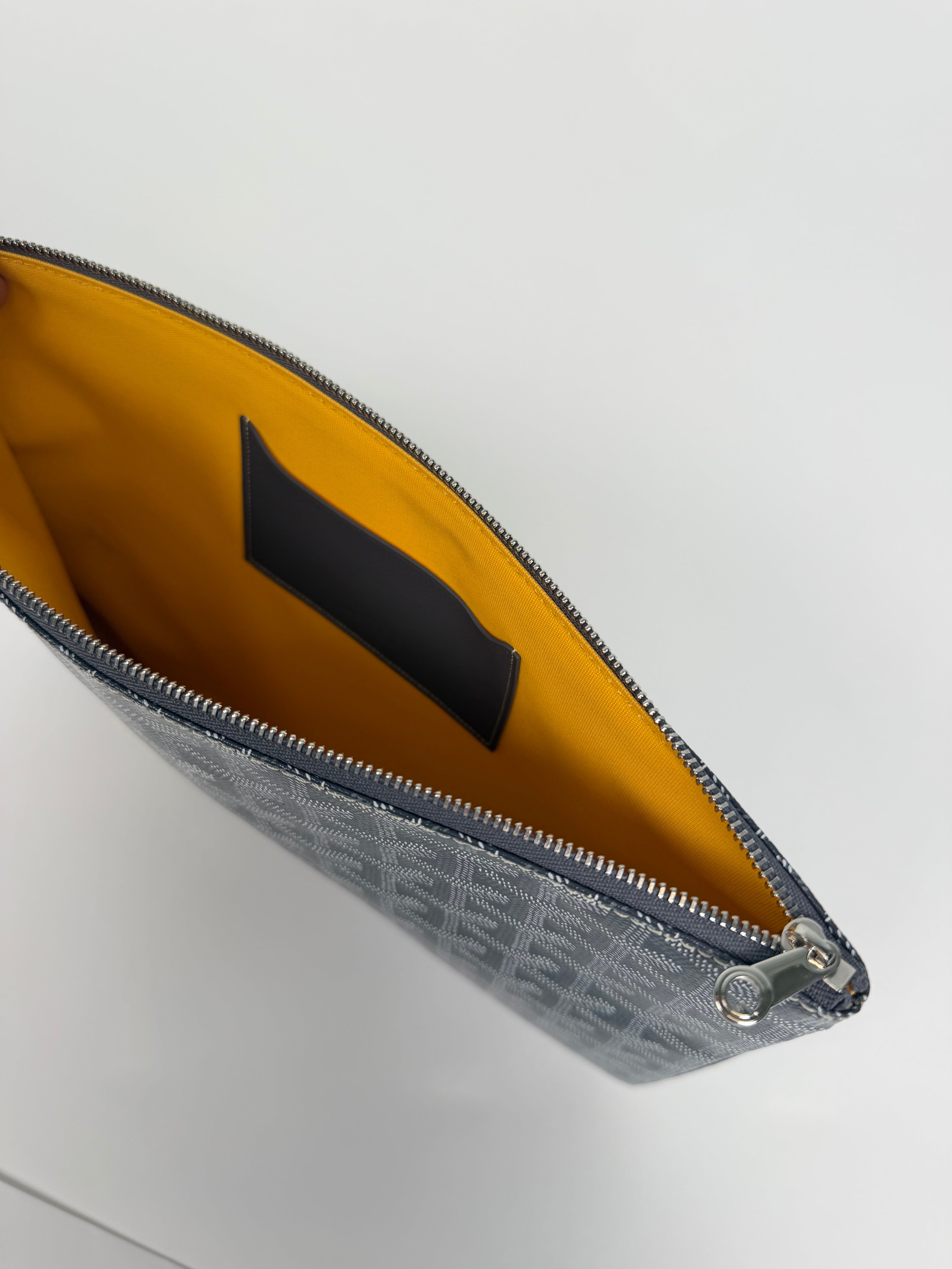 GOYARD GREY SENAT MM | NEW - Affluent ArchivesUsed HIGH END DESIGNER CLOTHING