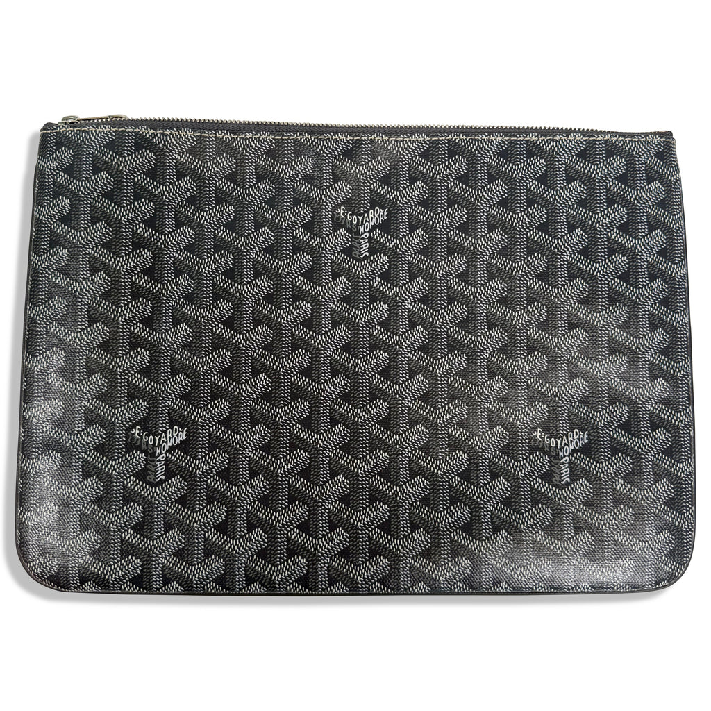 GOYARD GREY SENAT MM | NEW - Affluent ArchivesUsed HIGH END DESIGNER CLOTHING
