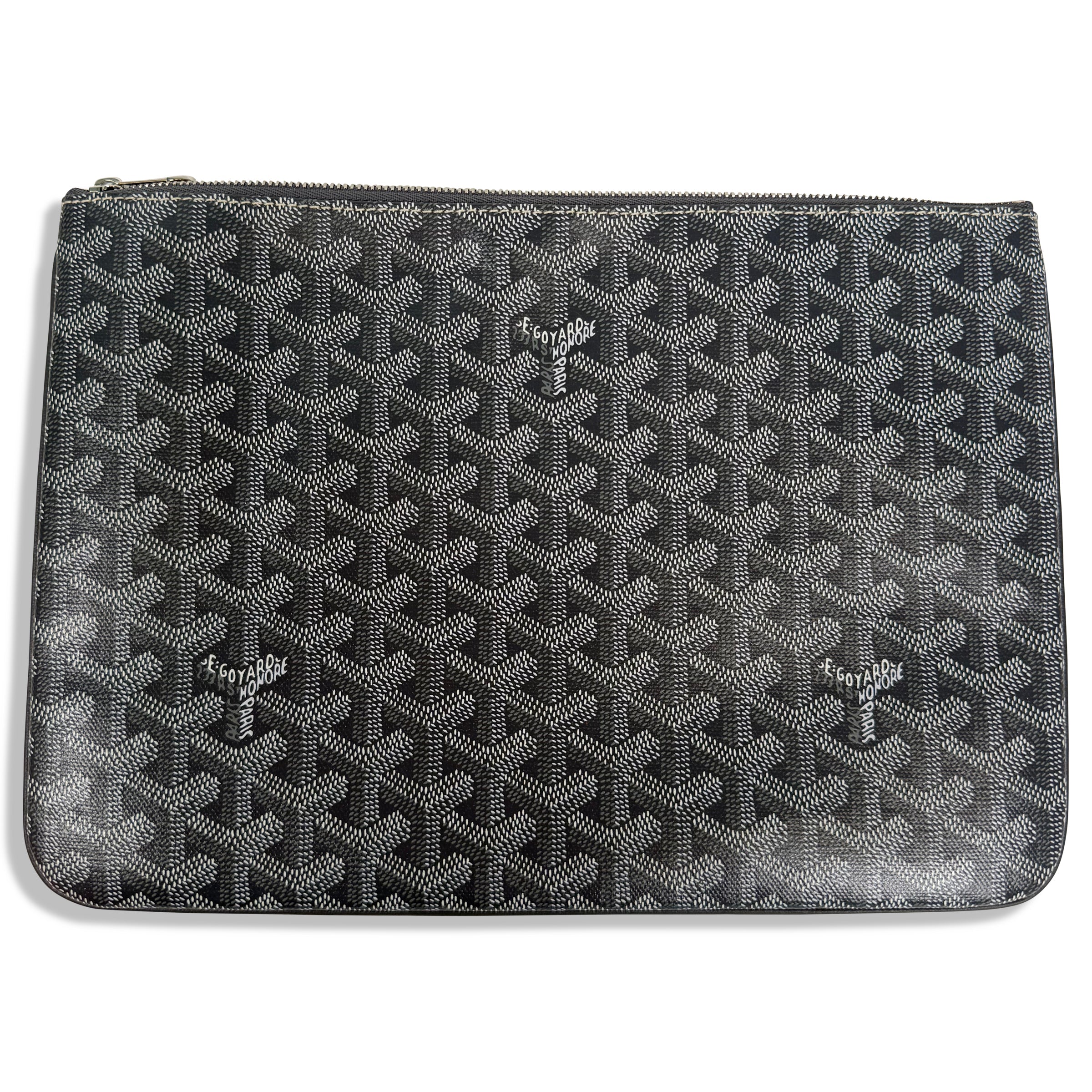 GOYARD GREY SENAT MM | NEW - Affluent ArchivesUsed HIGH END DESIGNER CLOTHING