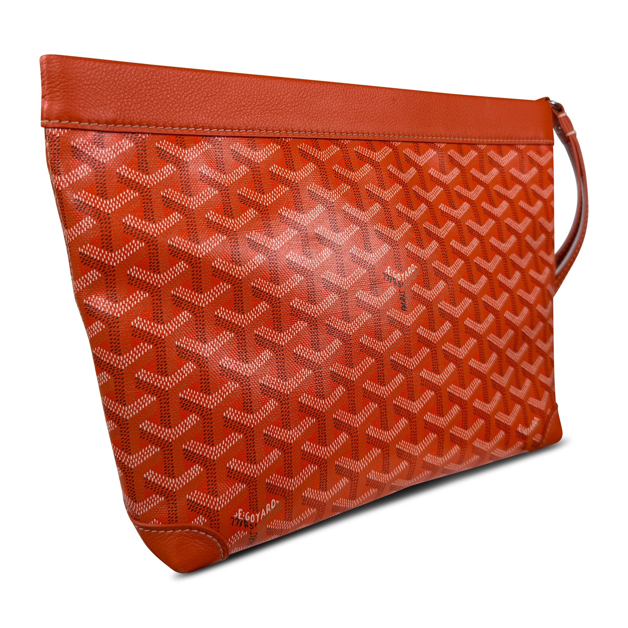 GOYARD ORANGE CONTI BAG | PRE OWNED - Affluent ArchivesUsed HIGH END DESIGNER CLOTHING