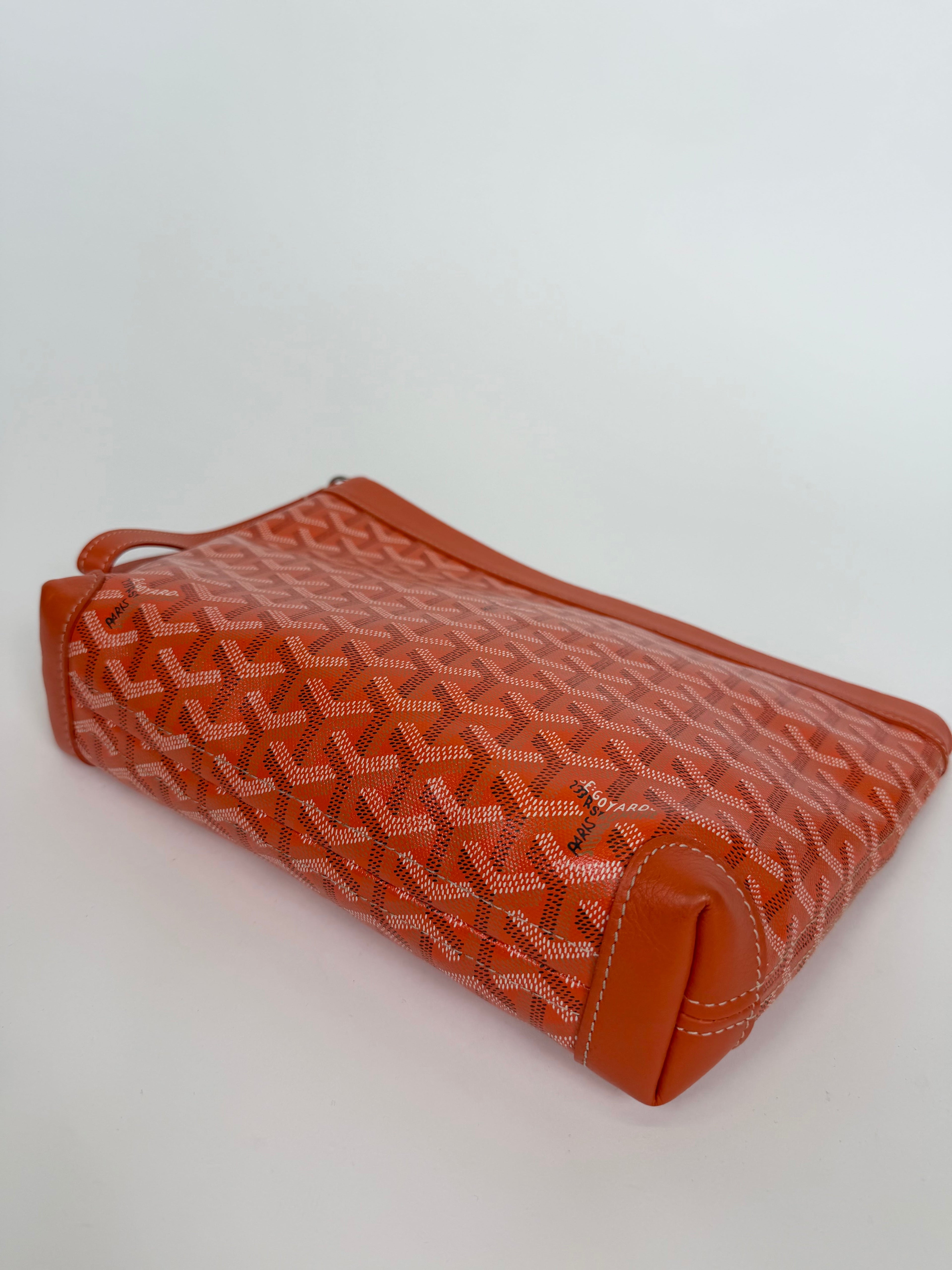 GOYARD ORANGE CONTI BAG | PRE OWNED - Affluent ArchivesUsed HIGH END DESIGNER CLOTHING