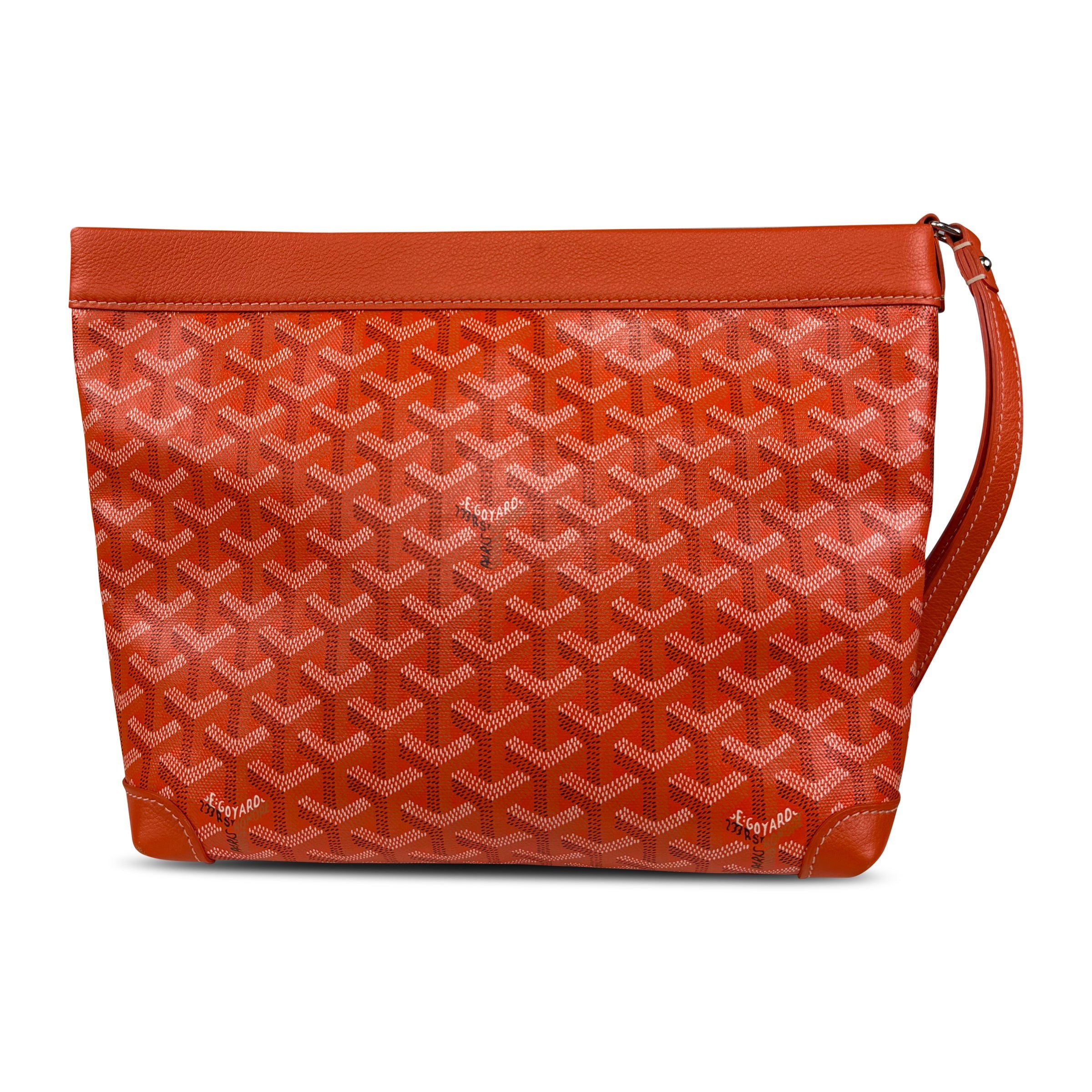 GOYARD ORANGE CONTI BAG | PRE OWNED - Affluent ArchivesUsed HIGH END DESIGNER CLOTHING