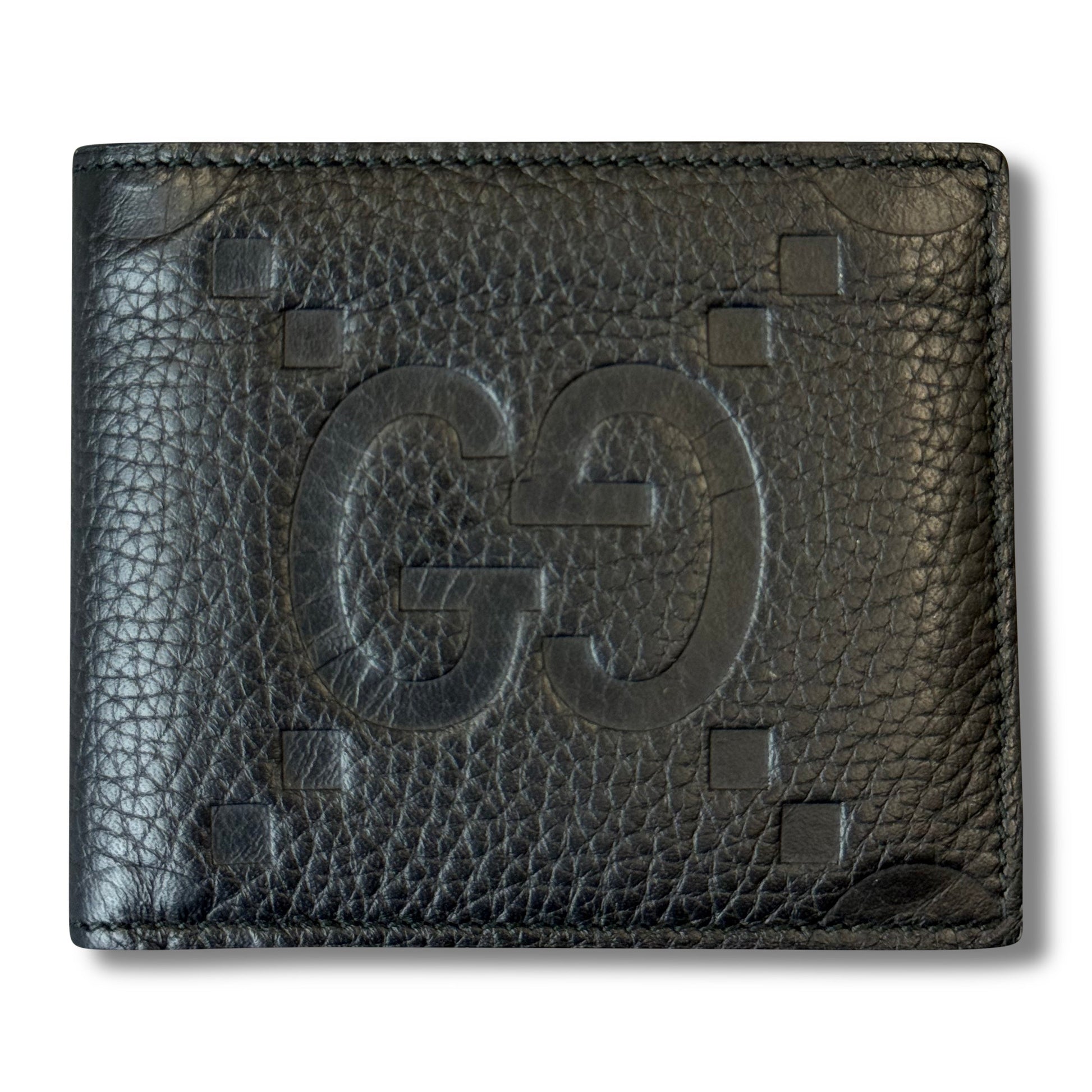 GUCCI BLACK LEATHER GG JUMBO WALLET - Affluent ArchivesUsed HIGH END DESIGNER CLOTHING