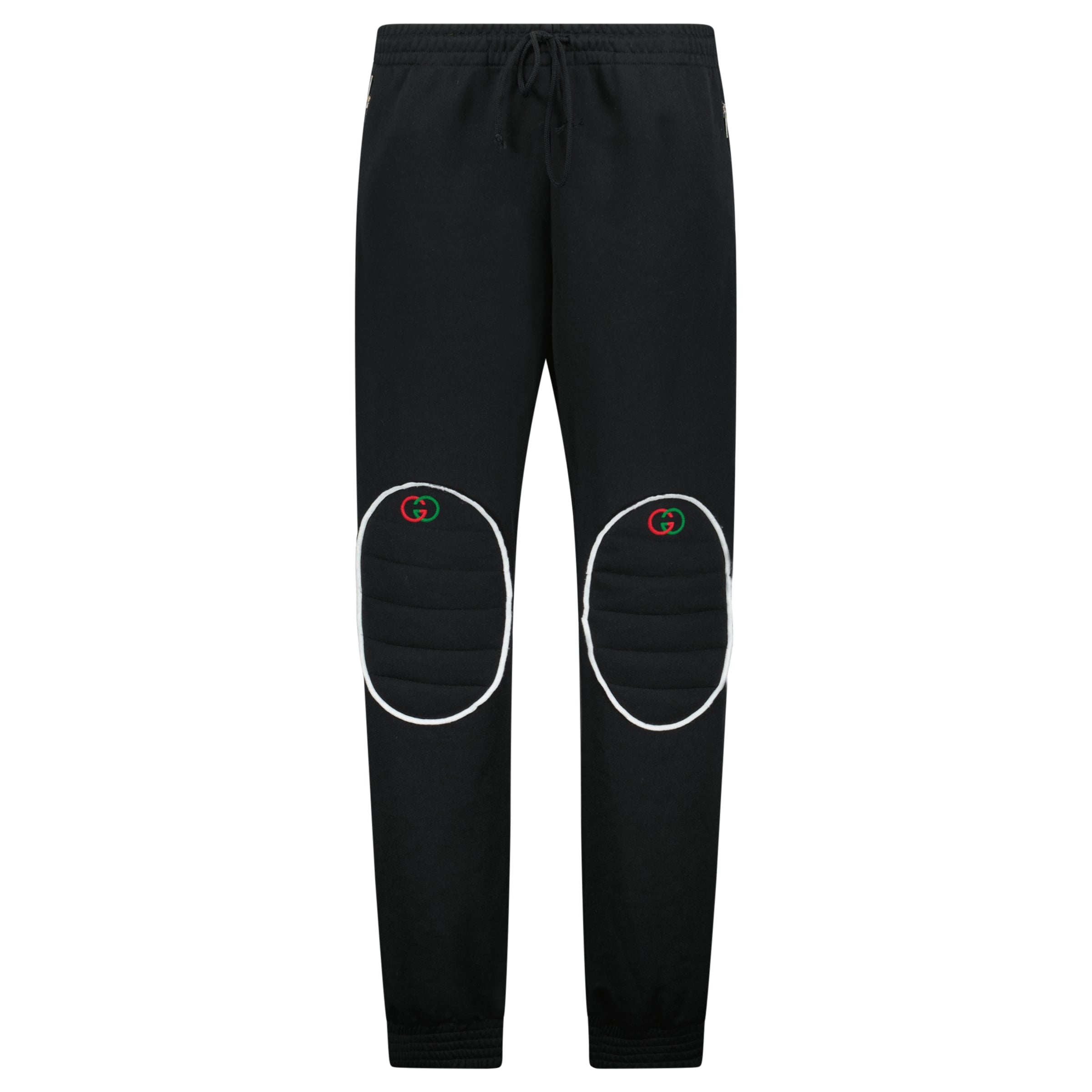 GUCCI BLACK TRACK PANTS - LARGE (Fits XL) | PRE OWNED - Affluent ArchivesUsed HIGH END DESIGNER CLOTHING