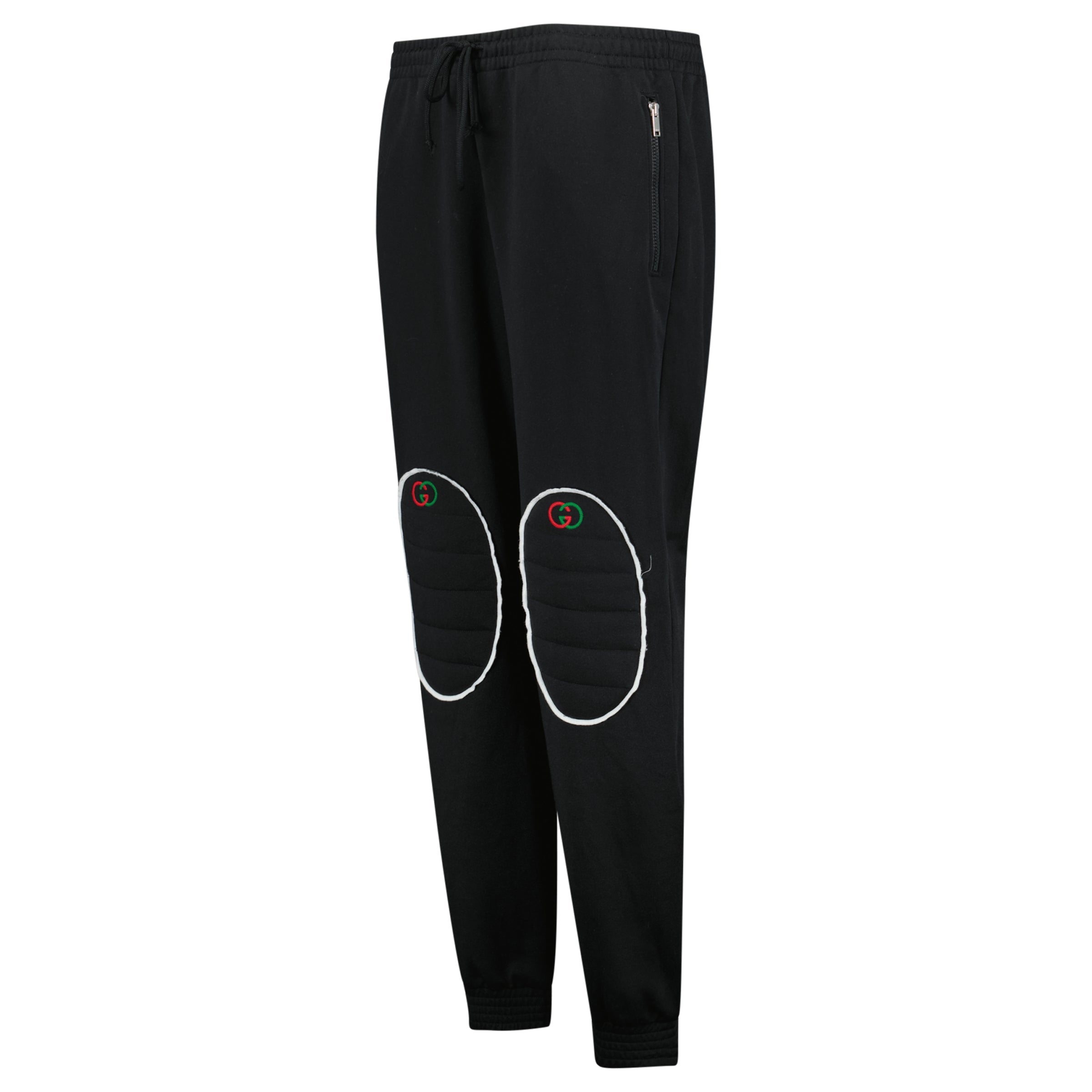 GUCCI BLACK TRACK PANTS - LARGE (Fits XL) | PRE OWNED - Affluent ArchivesUsed HIGH END DESIGNER CLOTHING
