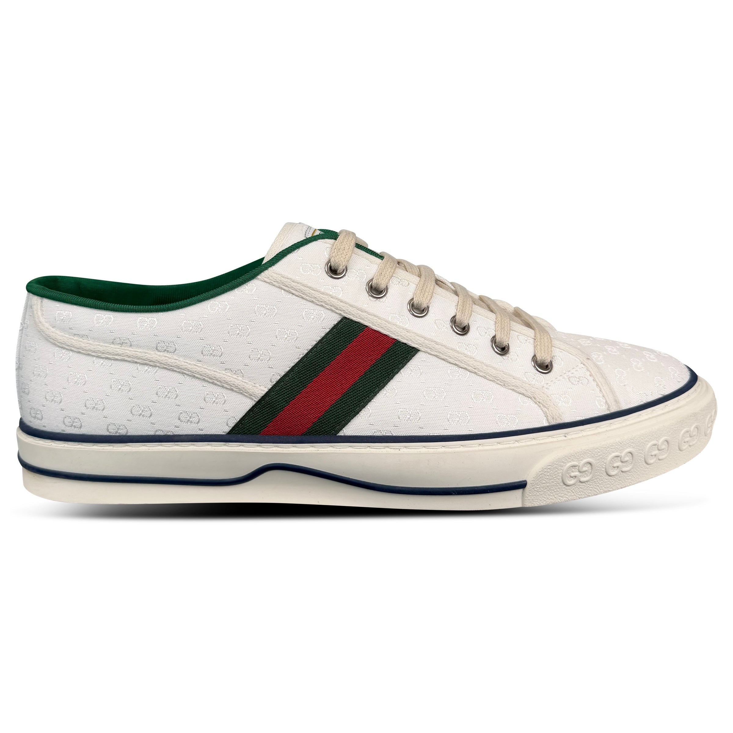 GUCCI GG TENNIS LOW SNEAKER - UK 11 (44) | PRE OWNED - Affluent ArchivesUsed HIGH END DESIGNER CLOTHING
